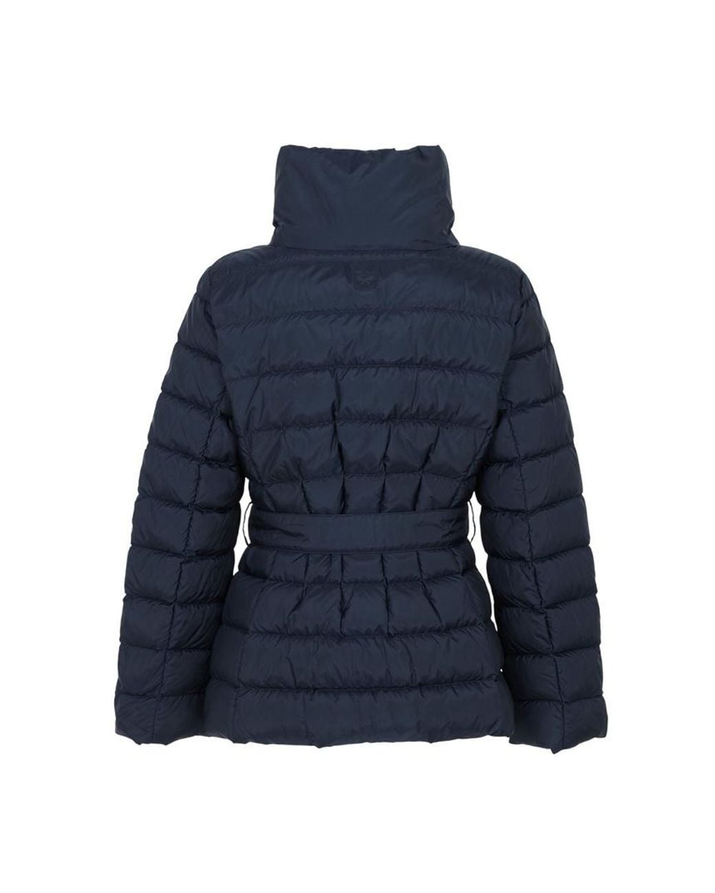 Weekend by Maxmara Blue Long-Sleeved Cotton-Padded Jacket