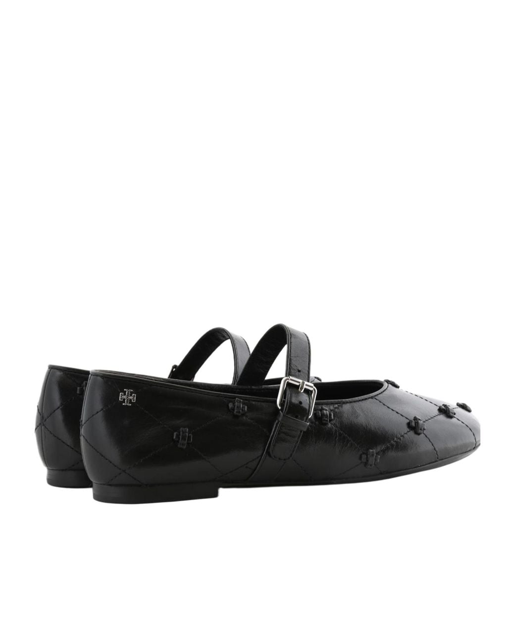 Tory Burch Black Bunny Knot Mary Jane Shoes
