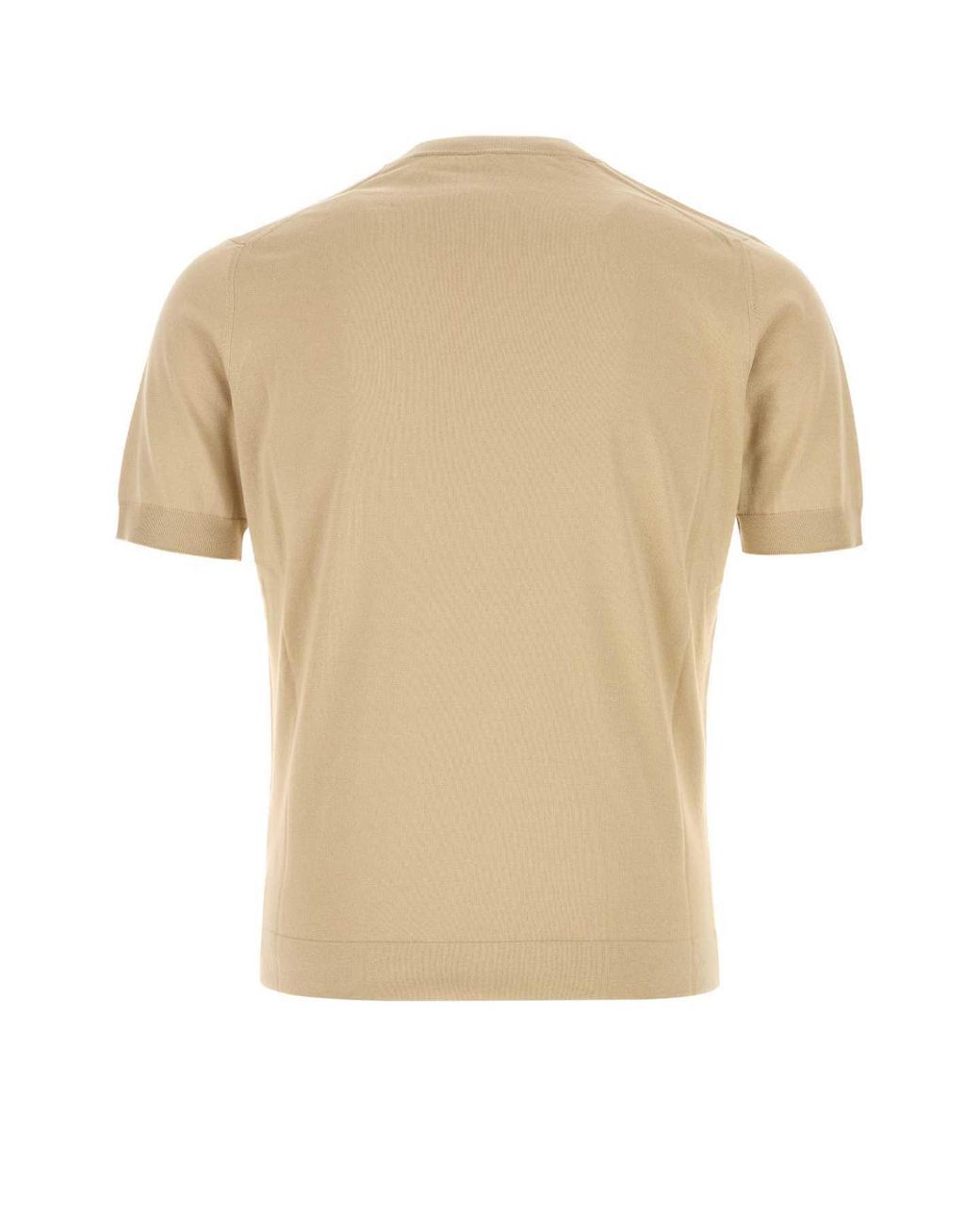 Prada Natural Logo Detailed Short-Sleeved T-Shirt for men