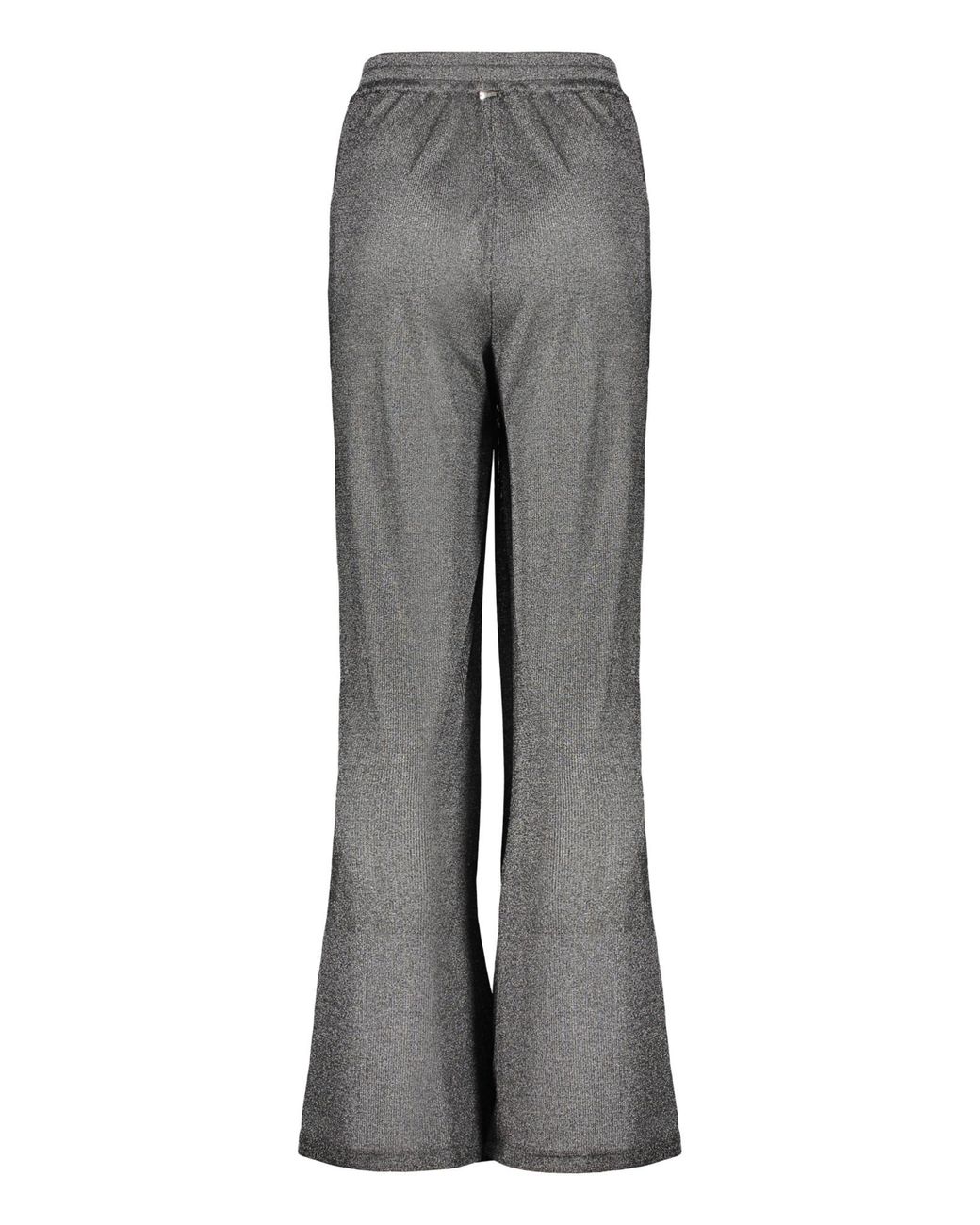 Herno Gray Wide-Leg Drawstring Trousers