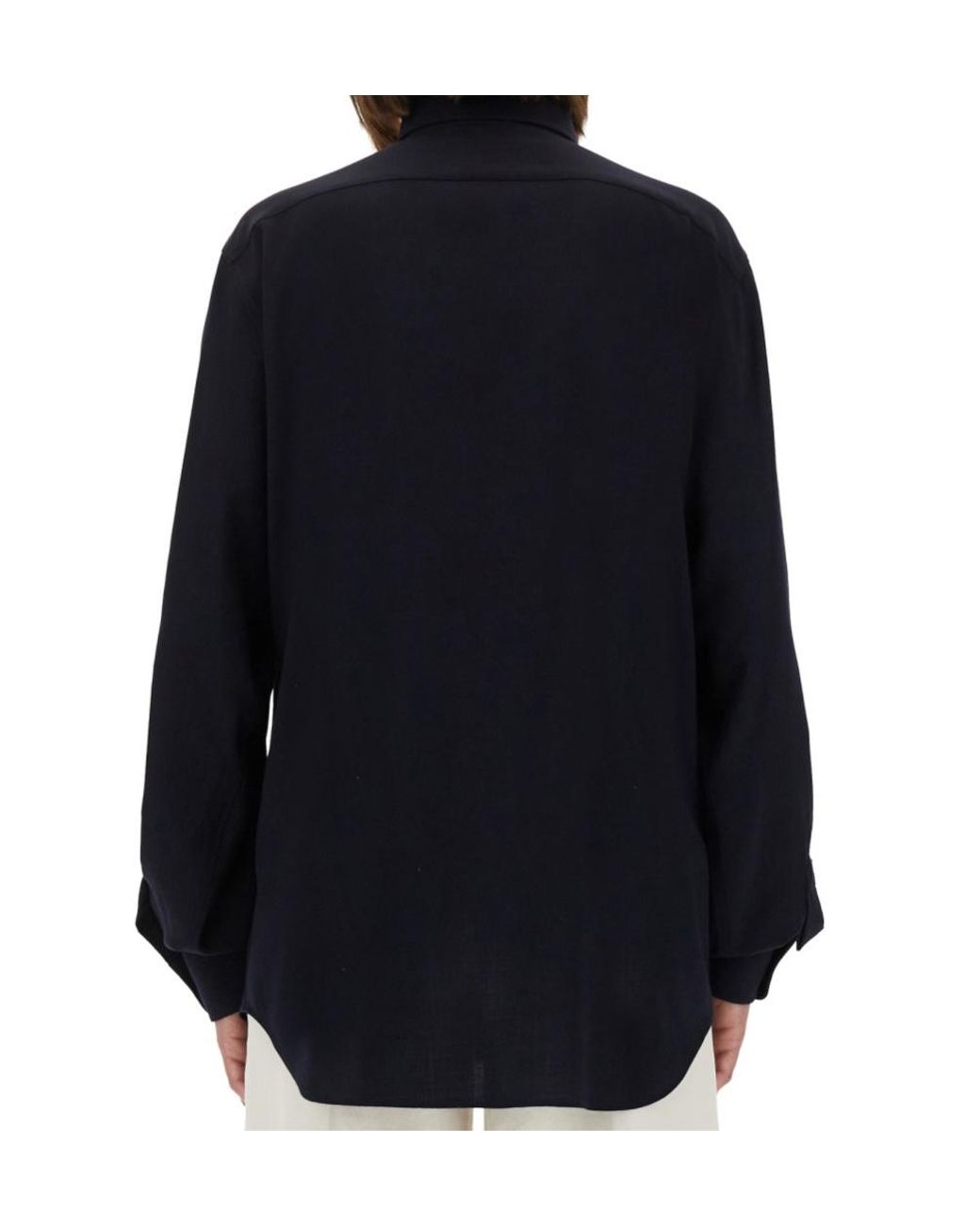 Moschino Blue Relaxed Fit Buttoned Shirt