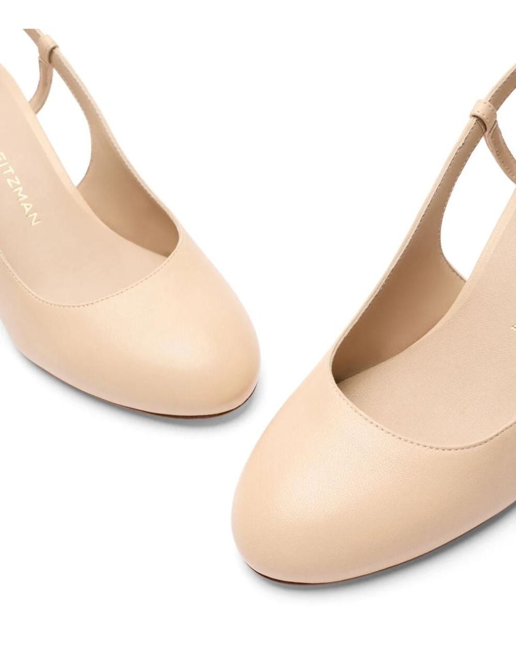 Stuart Weitzman Natural Babette Slingback 60