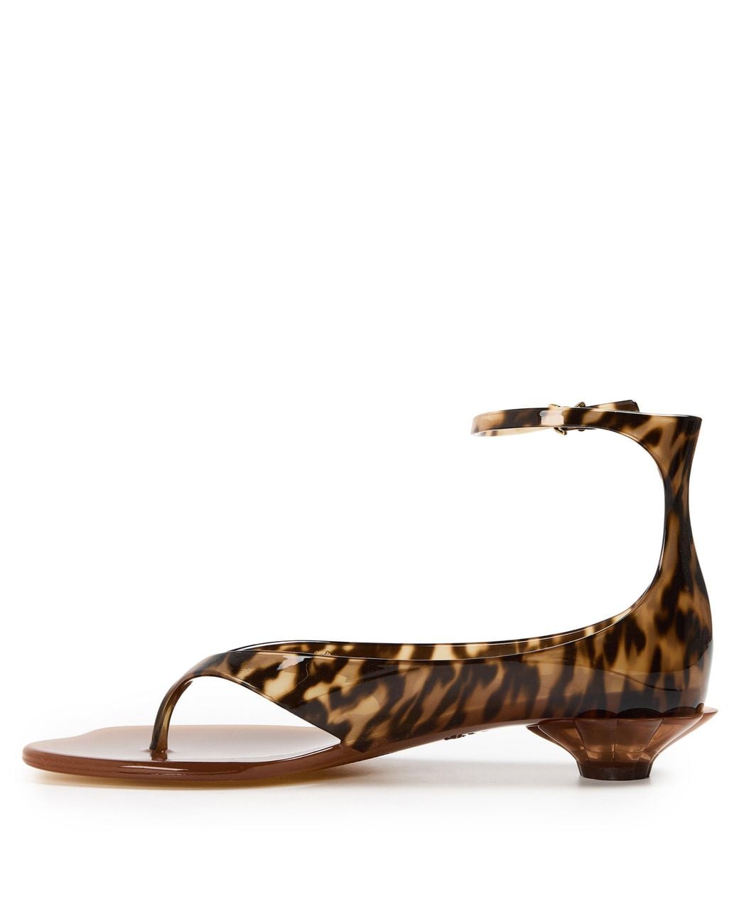 Chloé Brown Comfortable Flat Sandals
