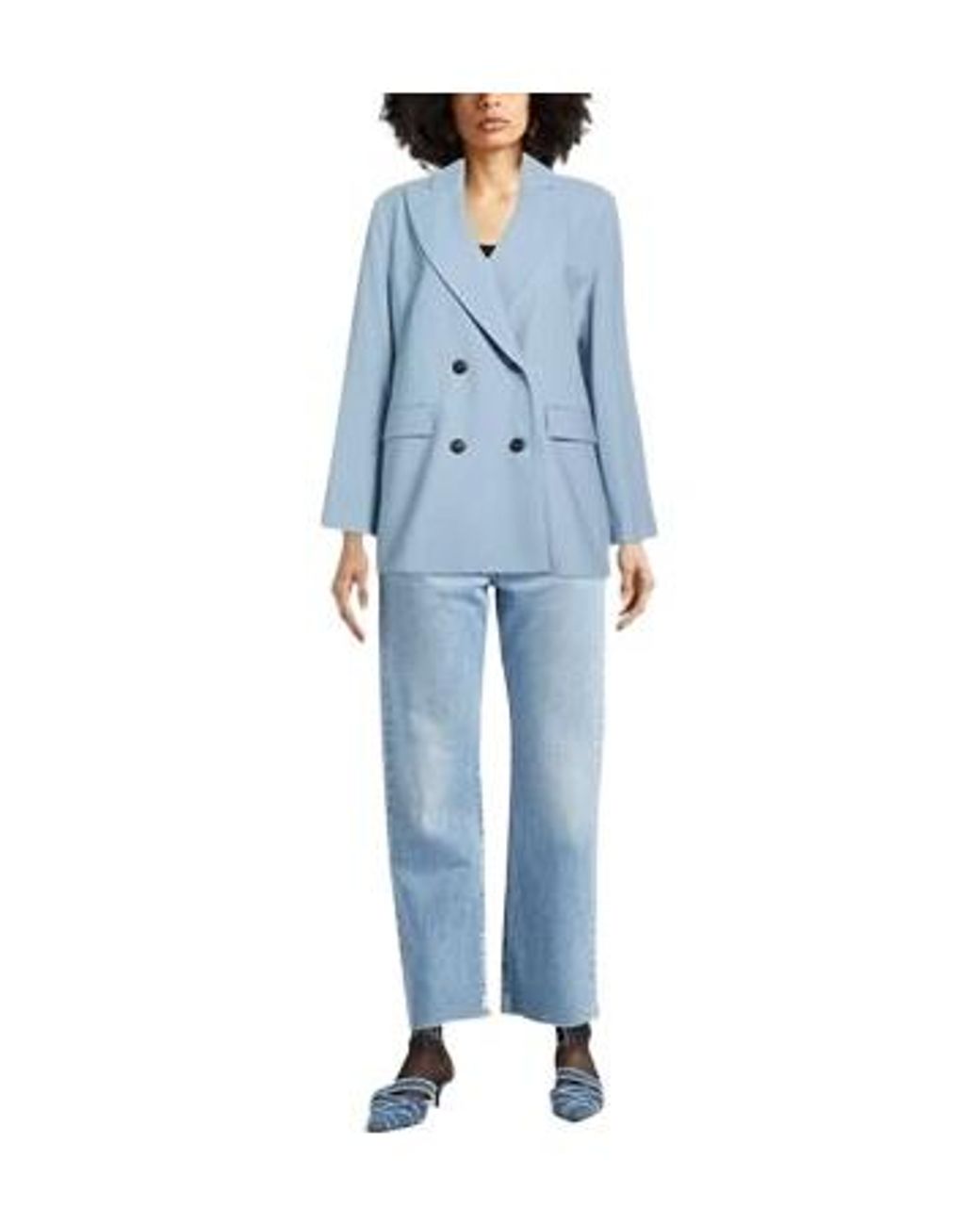 MAX&Co. Blue Office Blazer