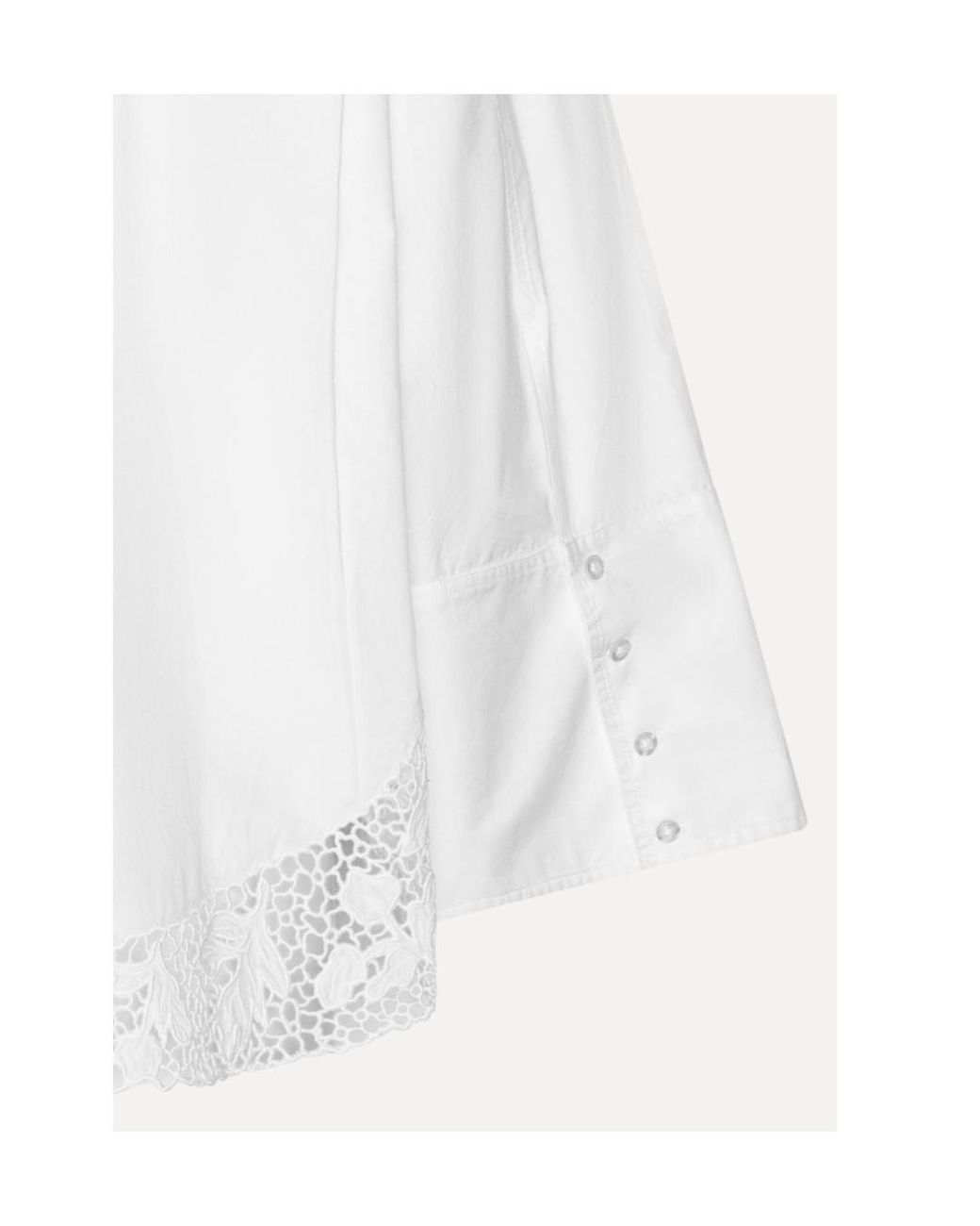 ROTATE BIRGER CHRISTENSEN White Oversized Lace Shirt