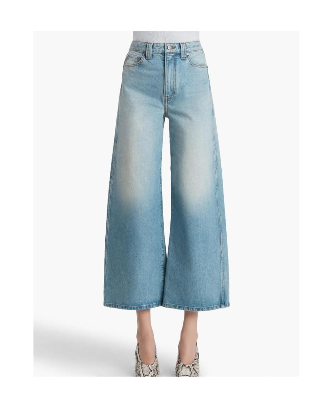 Khaite Blue Delina Jeans