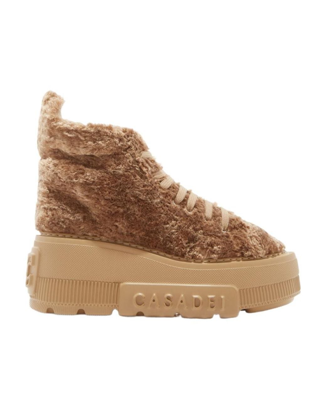 Casadei Brown Nexus Senales Sneakers