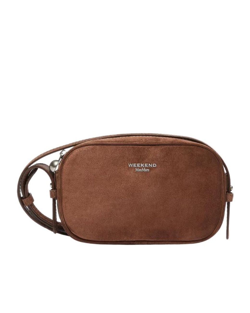 Weekend by Maxmara Brown Wkastruzzo Logo Stamp Crossbody Bag