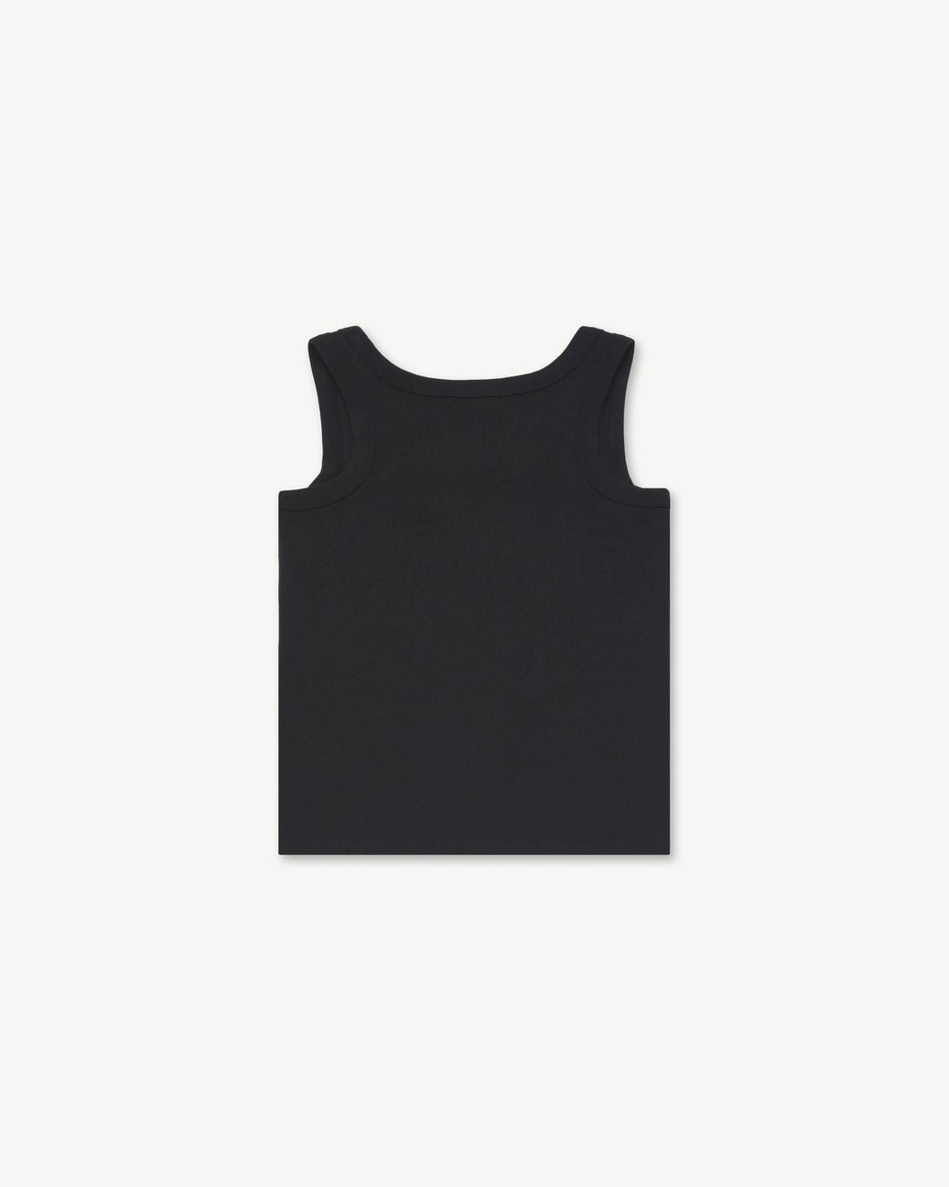 KENZO Black Logo Ribbed Tank Top