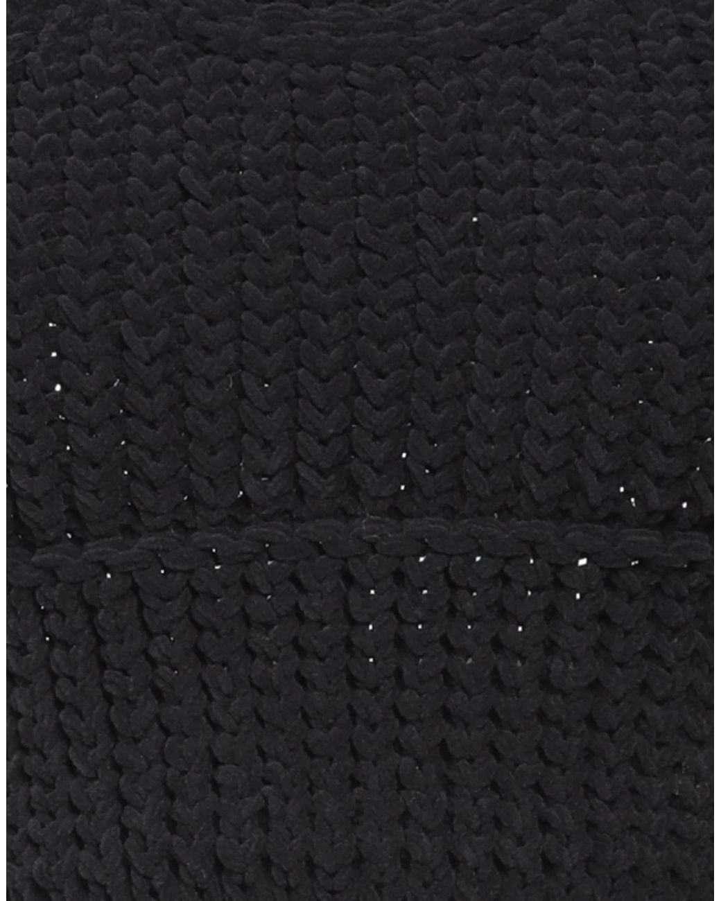 Jacquemus Black Solid Color Tops