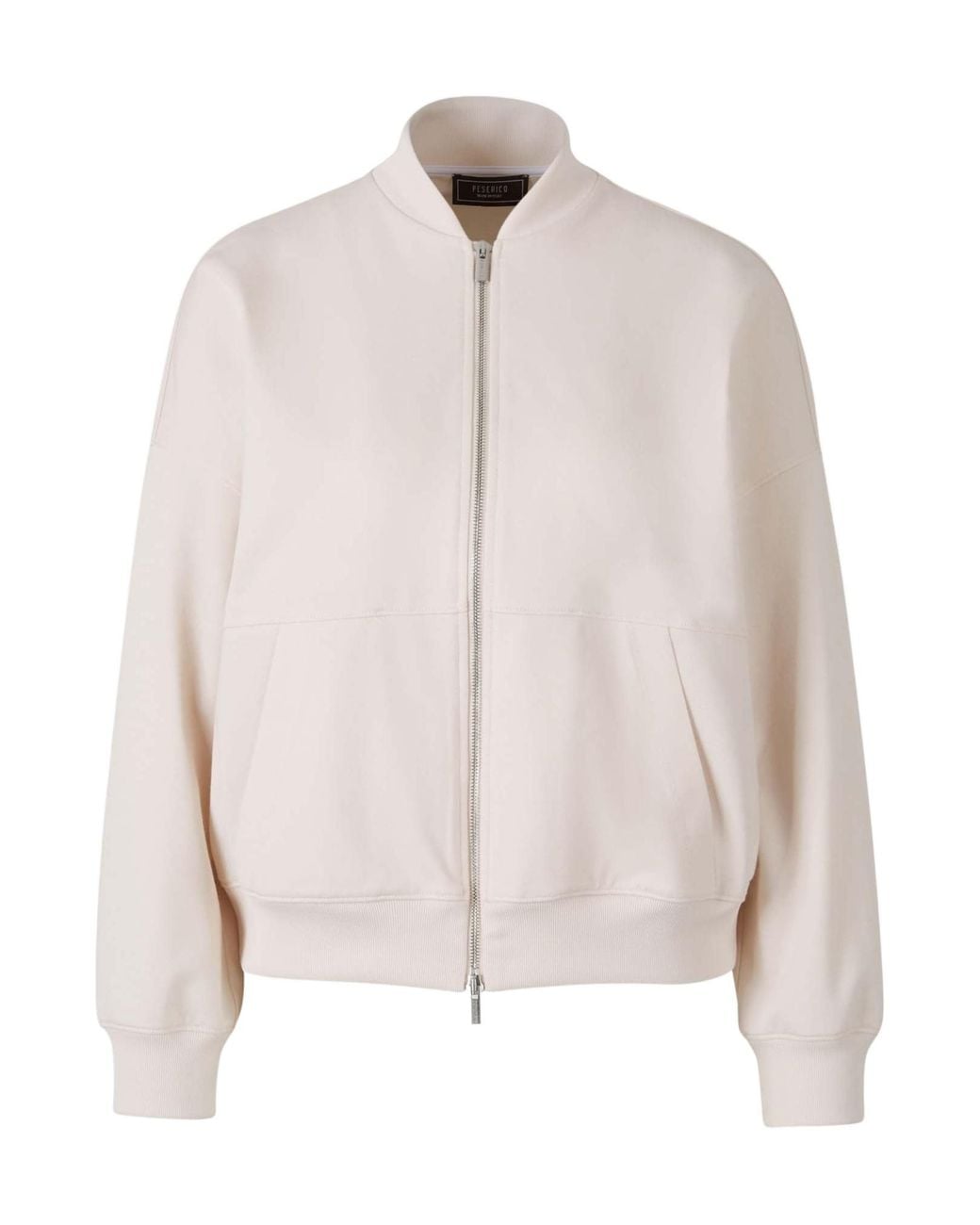 Peserico Pink Zip Front Sweatshirt