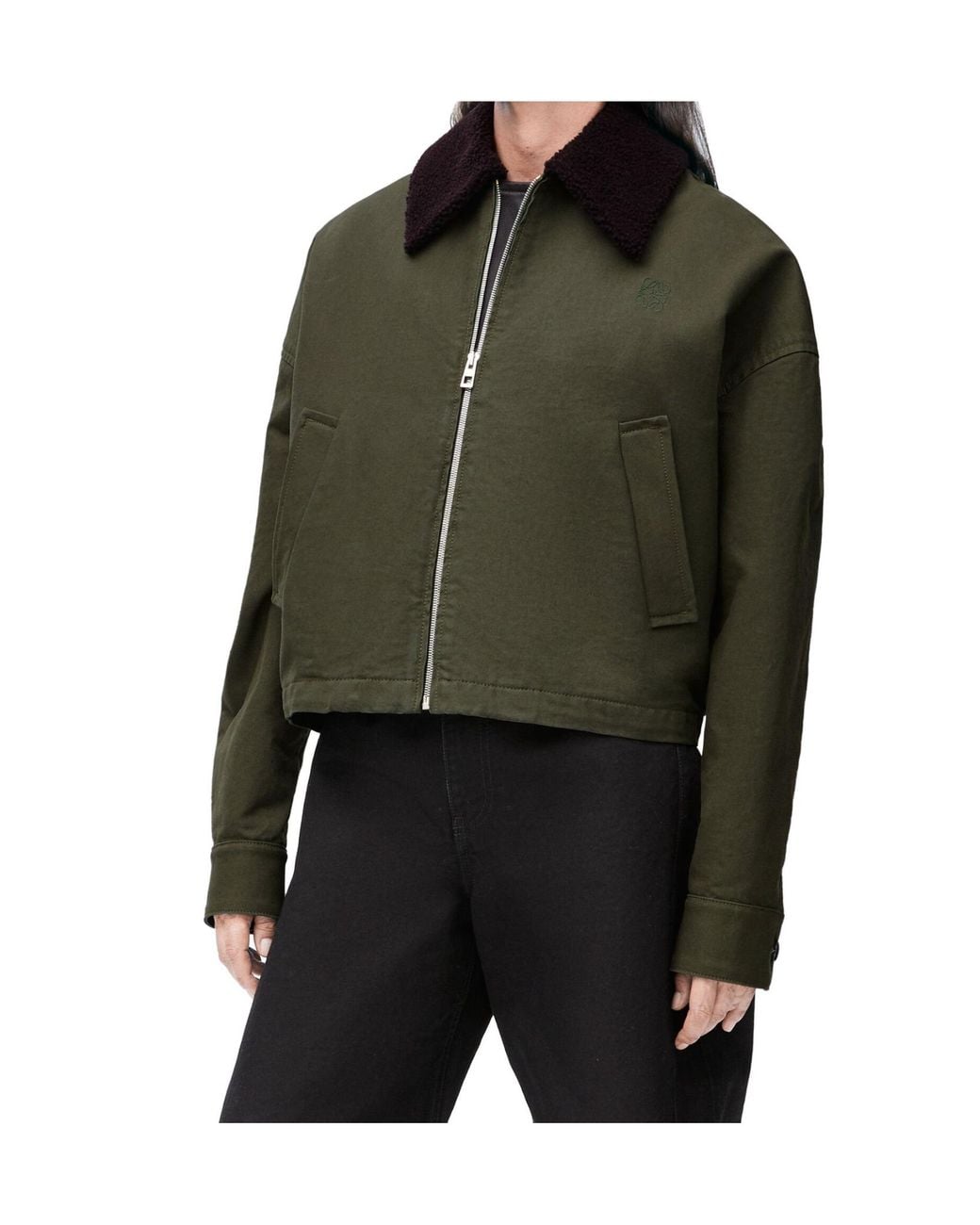 Loewe Green Relaxed Fit Jacket