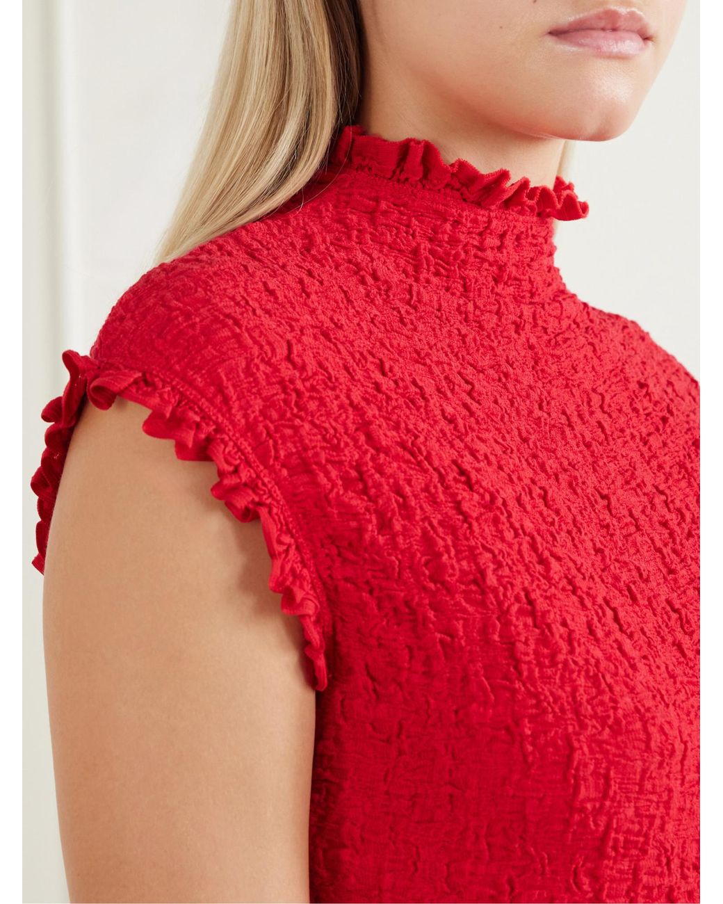 Proenza Schouler Red Bright Dress