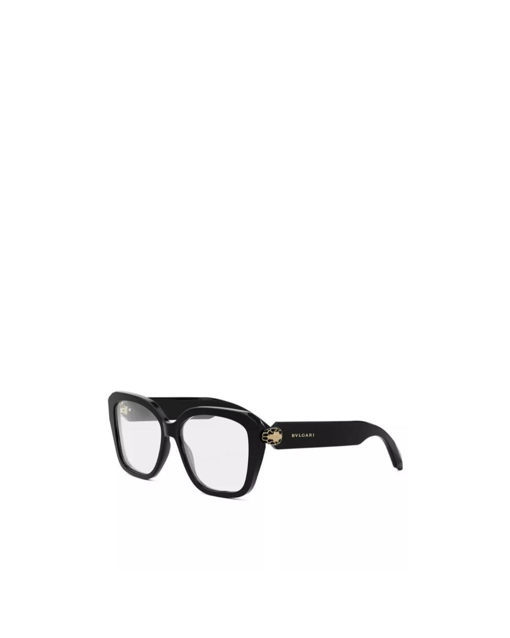 BVLGARI White Bulgari Square Frame Glasses