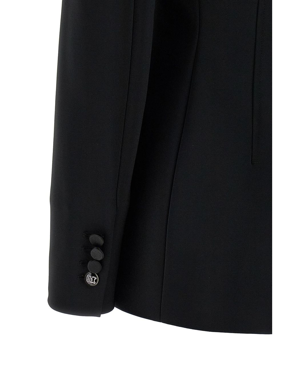 Max Mara Black Oreste Single-Breasted Blazer