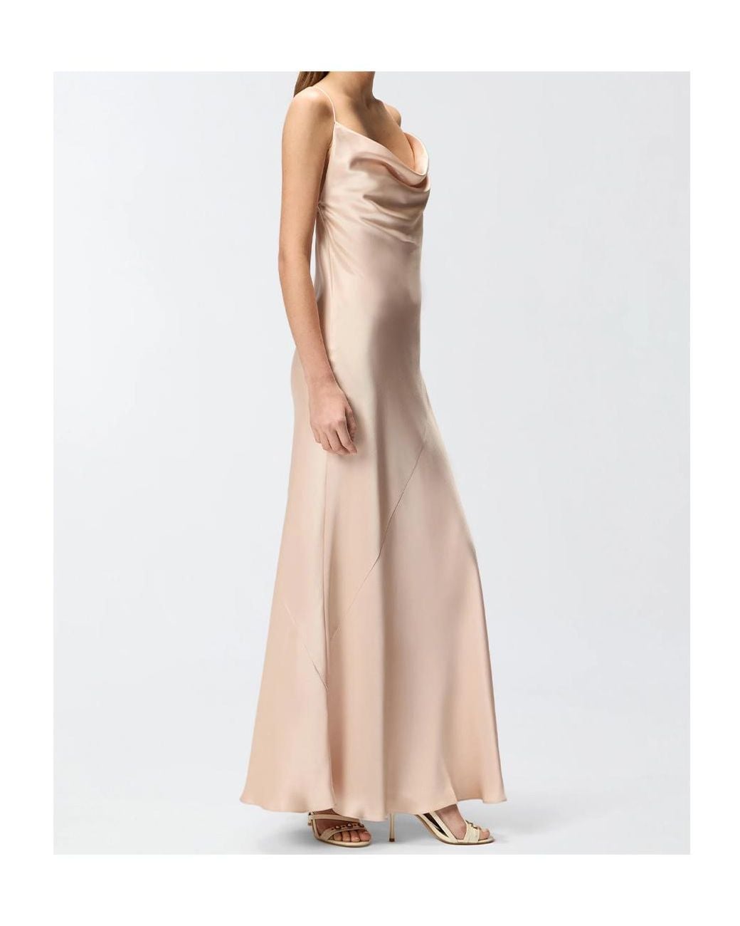 Pinko Pink Camisole Strap Dress