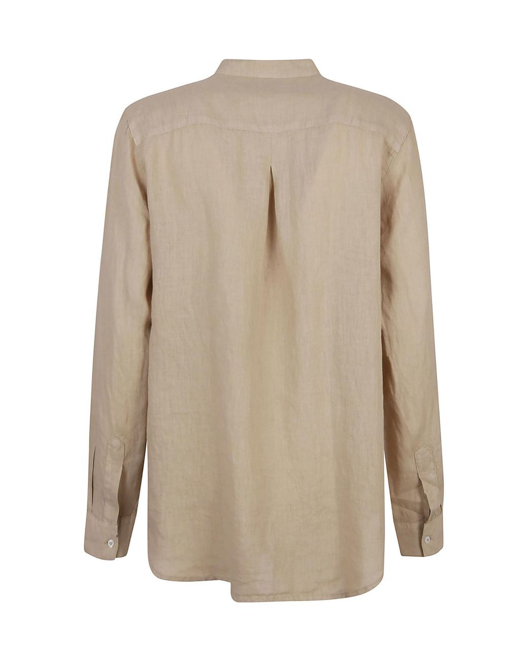 Fay Natural Long-Sleeved Button-Up Shirt