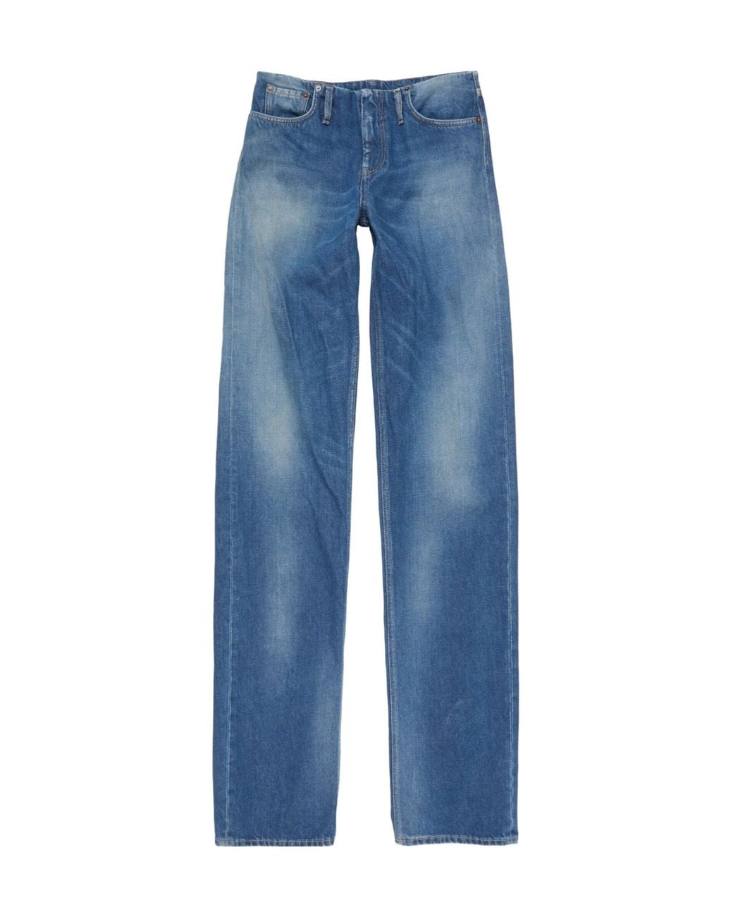 Acne Blue High-Waisted Jeans