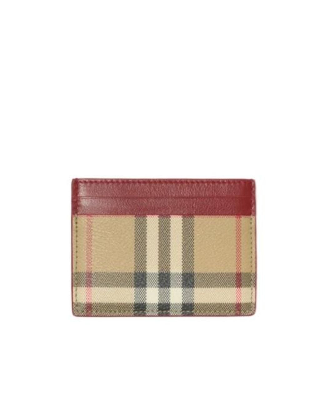 Burberry Multicolor Check Card Case