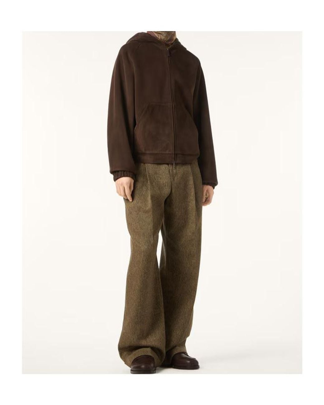 Loro Piana Brown Remy Blouson for men