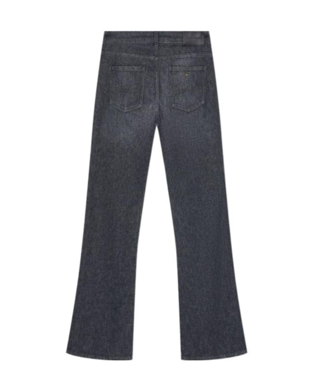 Emporio Armani Blue Logo-Plaque 5-Pocket Jeans