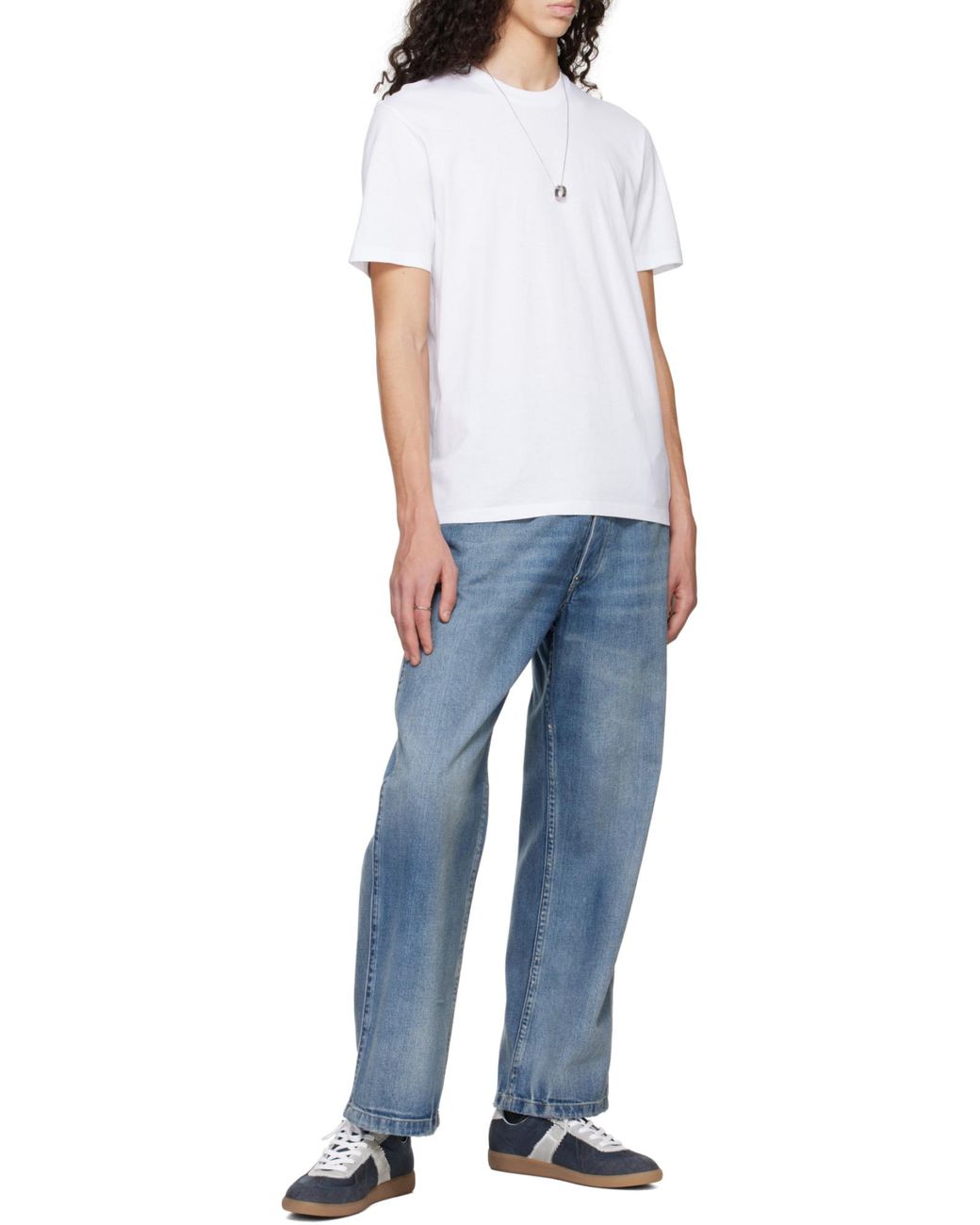 Maison Margiela Blue Replica Low-Top Sneakers for men