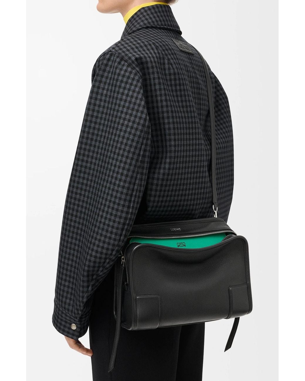 Loewe Black Medium Amazona 180 Lazy Crab Shoulder Bag