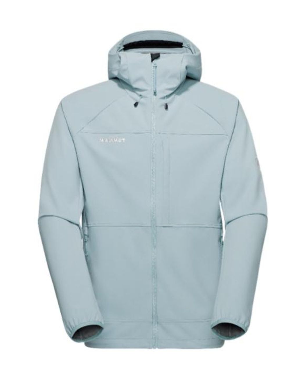 Mammut Blue Hooded Raglan-Sleeve Jacket for men