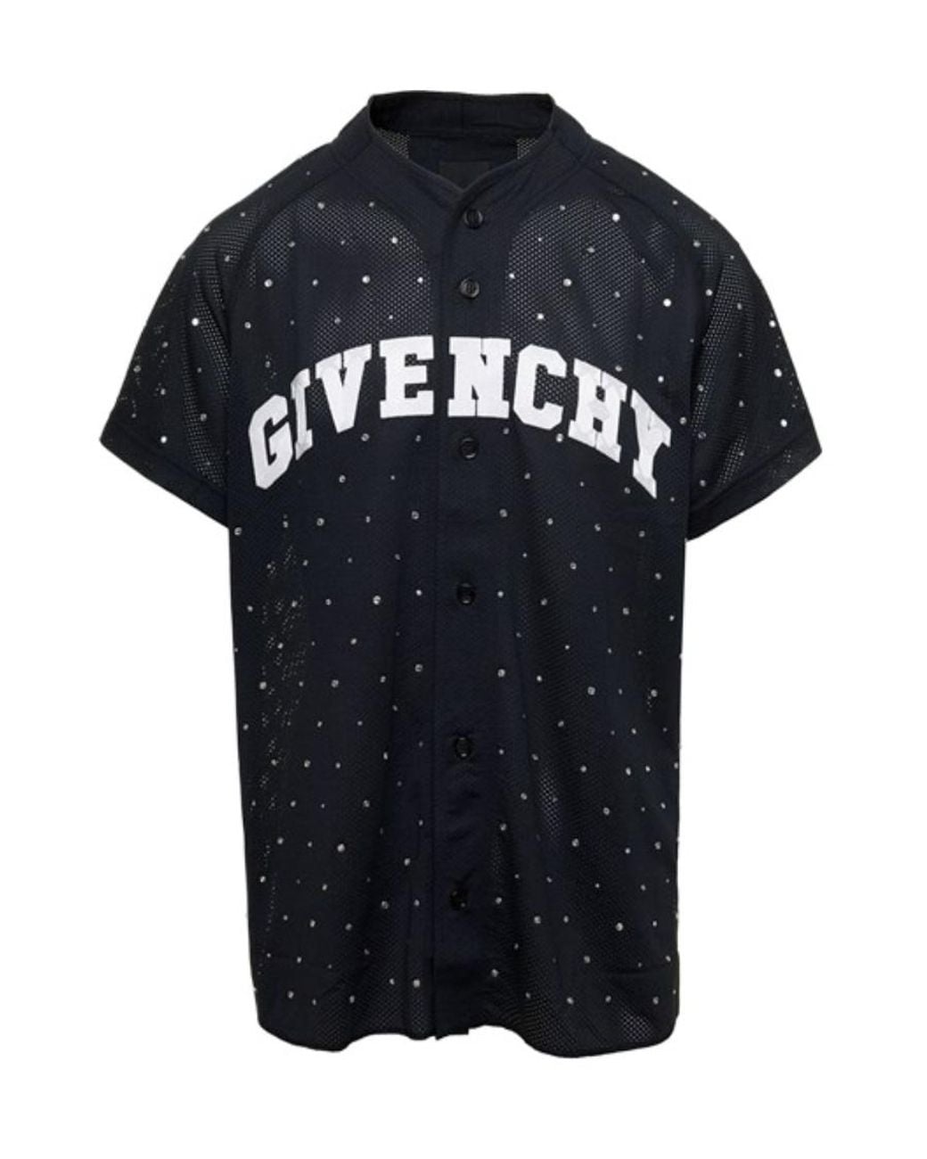 Givenchy Black College Baseball Shirt for men