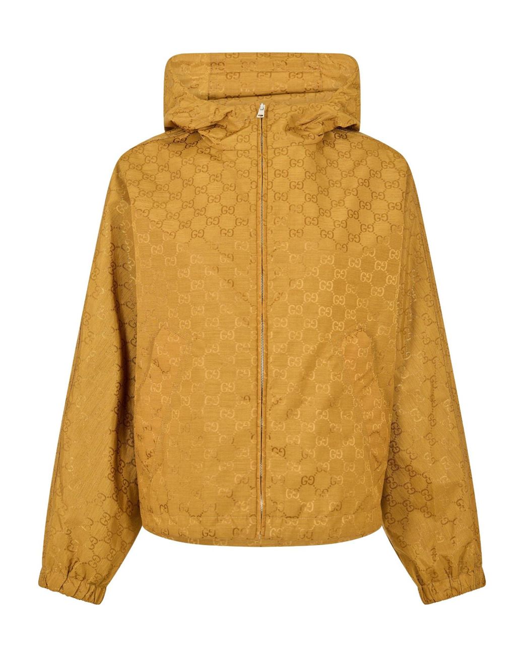 Gucci Yellow Cropped Windbreaker