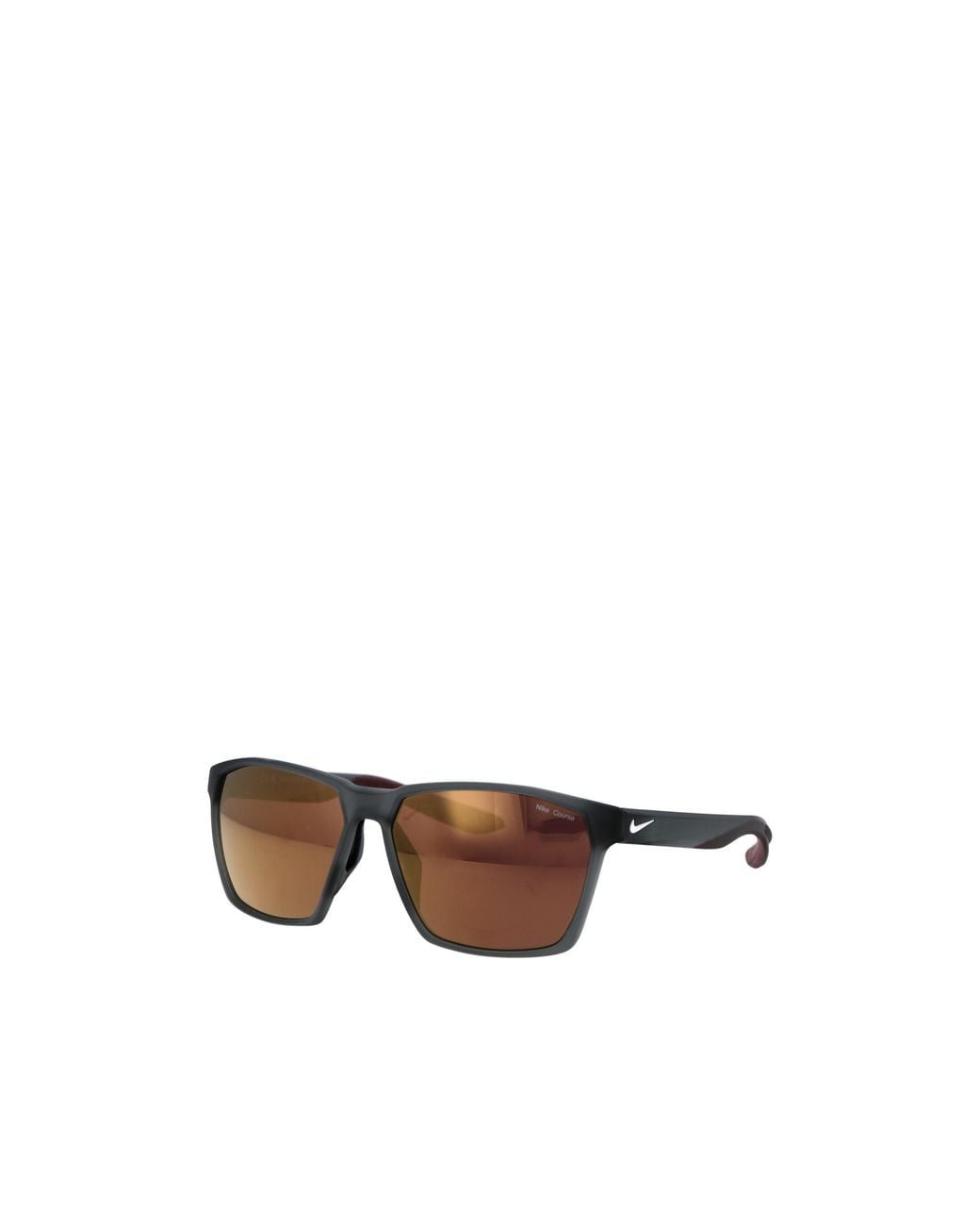 Nike Brown Maverick Square Frame Sunglasses for men