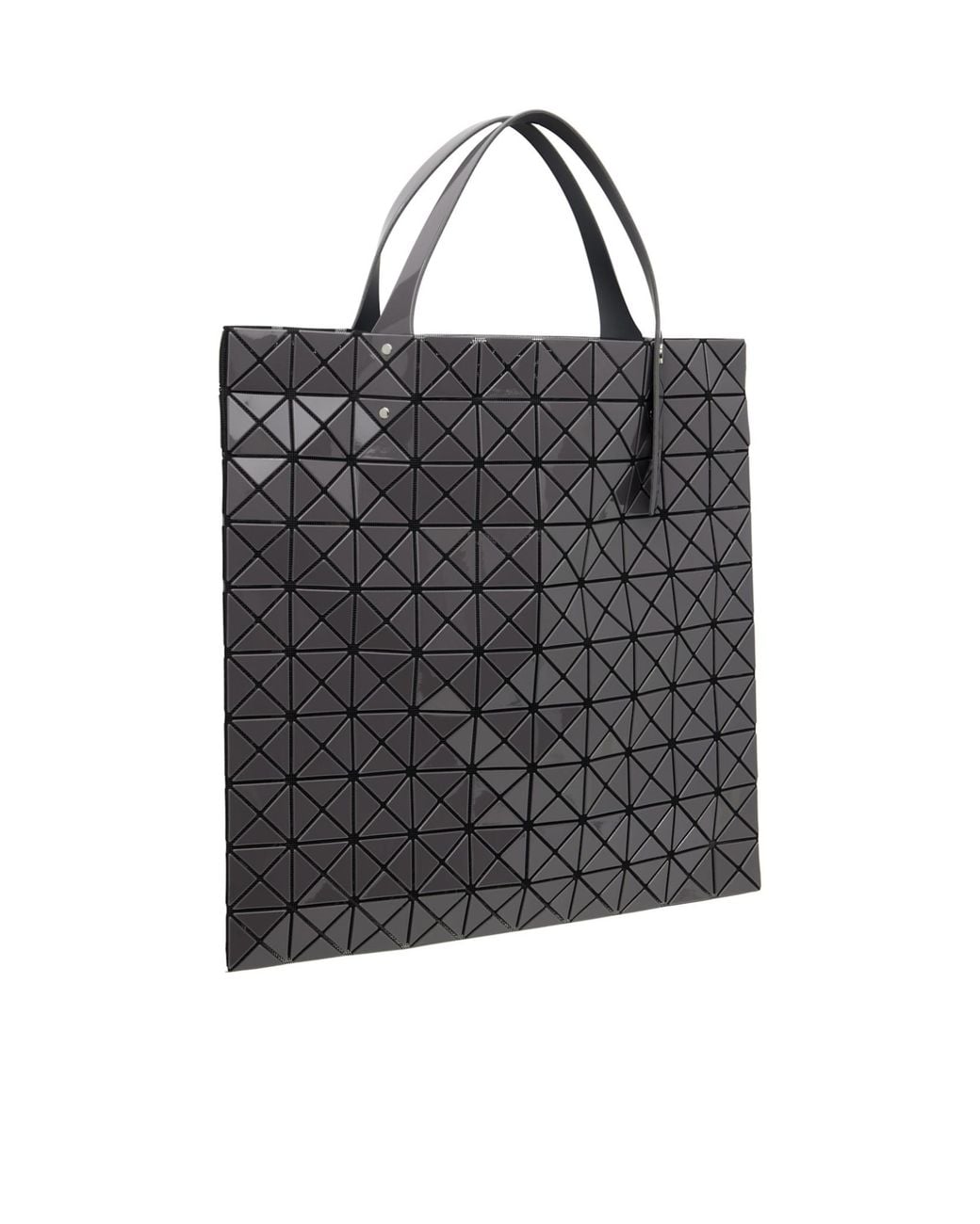 Issey Miyake Black Lucent Geometric Tote Bag