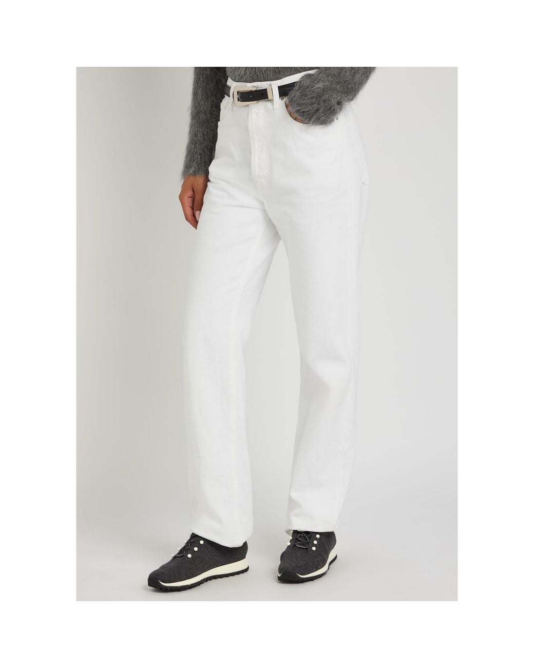 Jimmy Choo Black Cashmere Low-Top Trainers