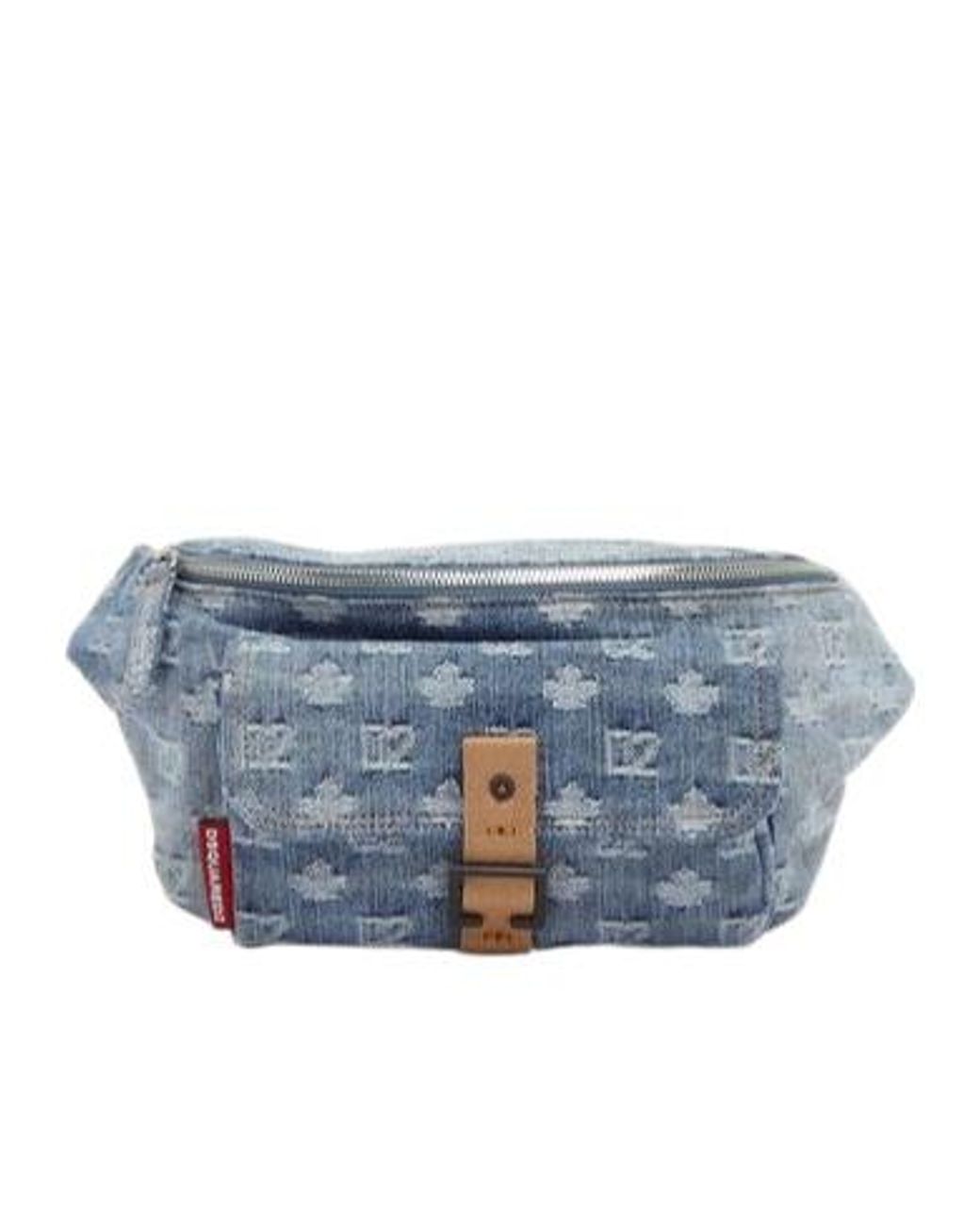 DSquared² Blue Monogram Belt Bag for men