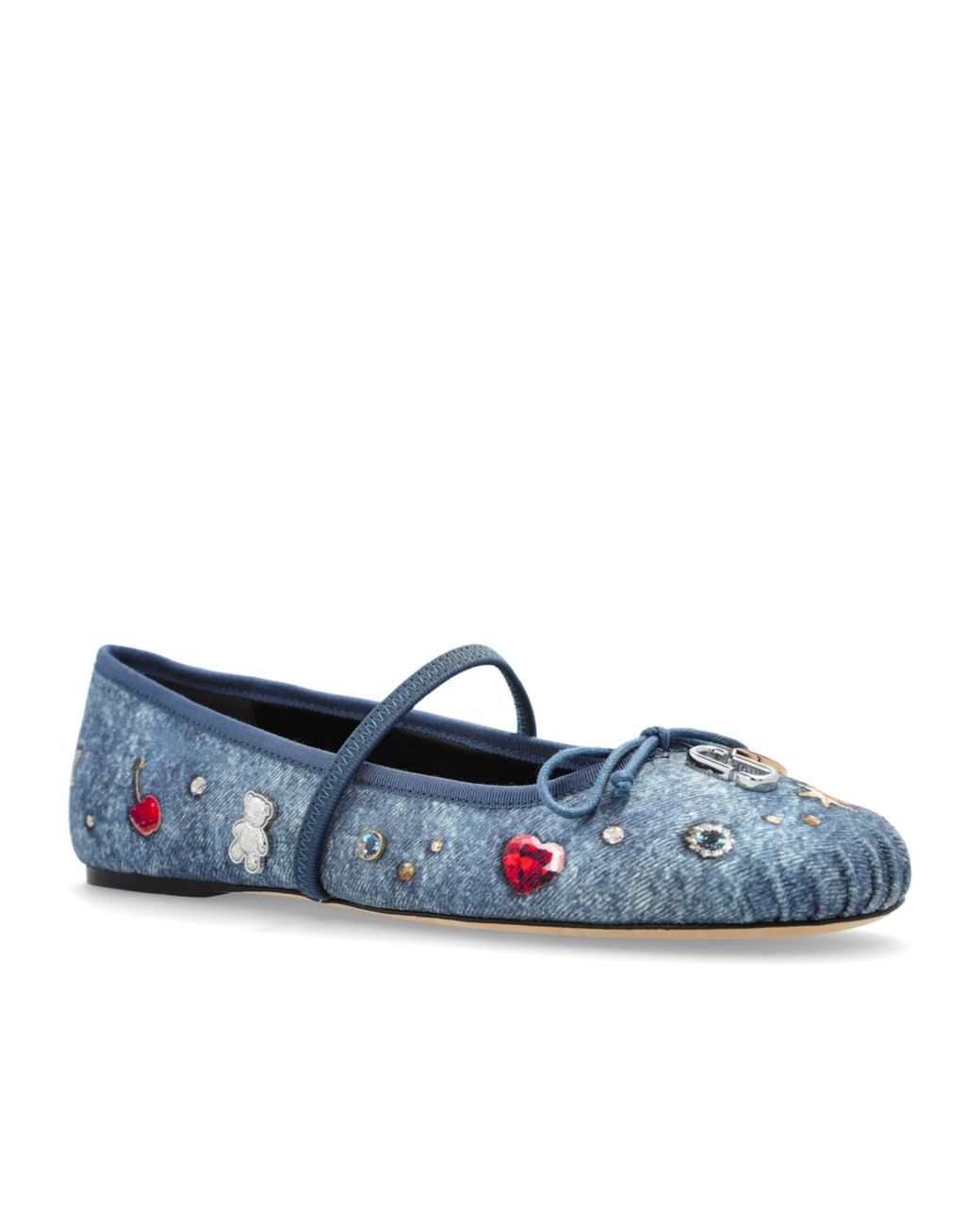 Marc Jacobs Blue The Trinket Charm Sabrina Ballerinas