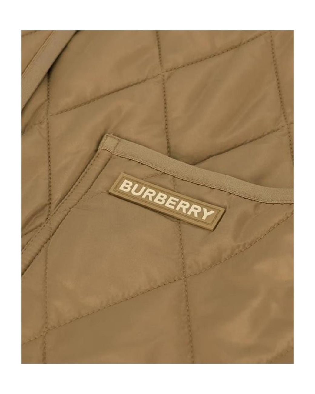 Burberry Natural Long Hooded Cotton Suit