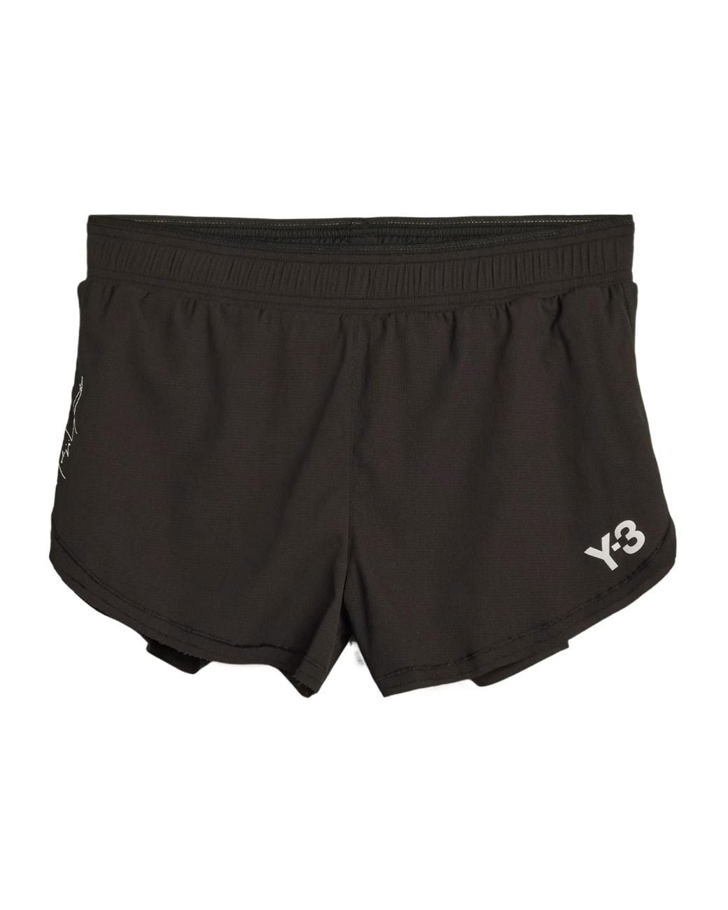 Y-3 Black Running Shorts