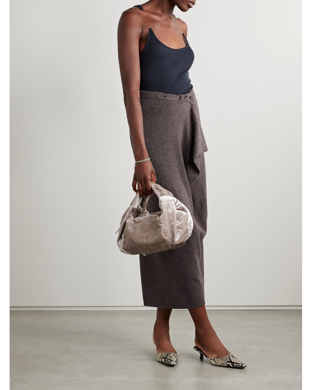 Christopher Esber Brown Fasten Skirt