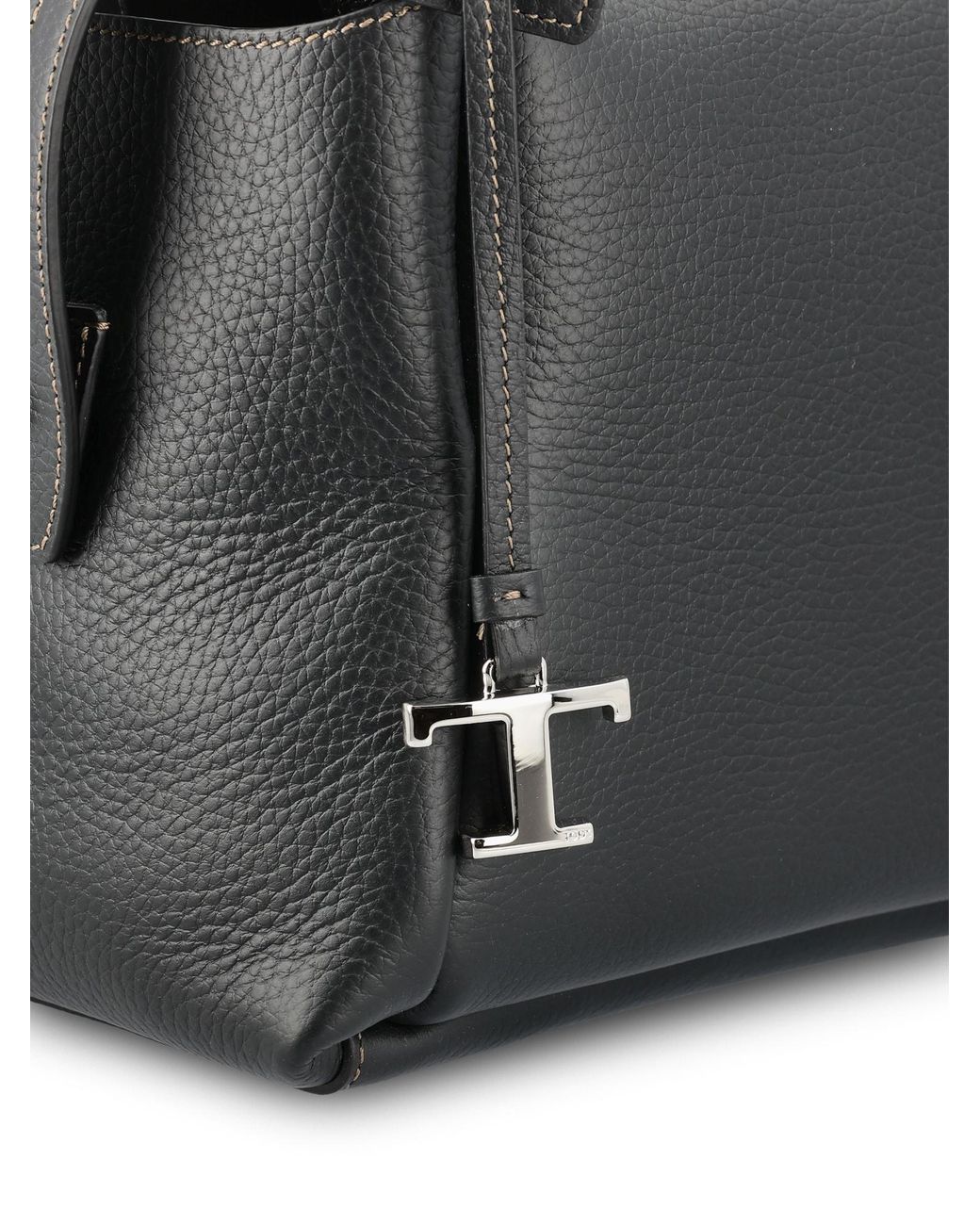 Tod's Blue T Timeless Top Handle Shoulder Bag