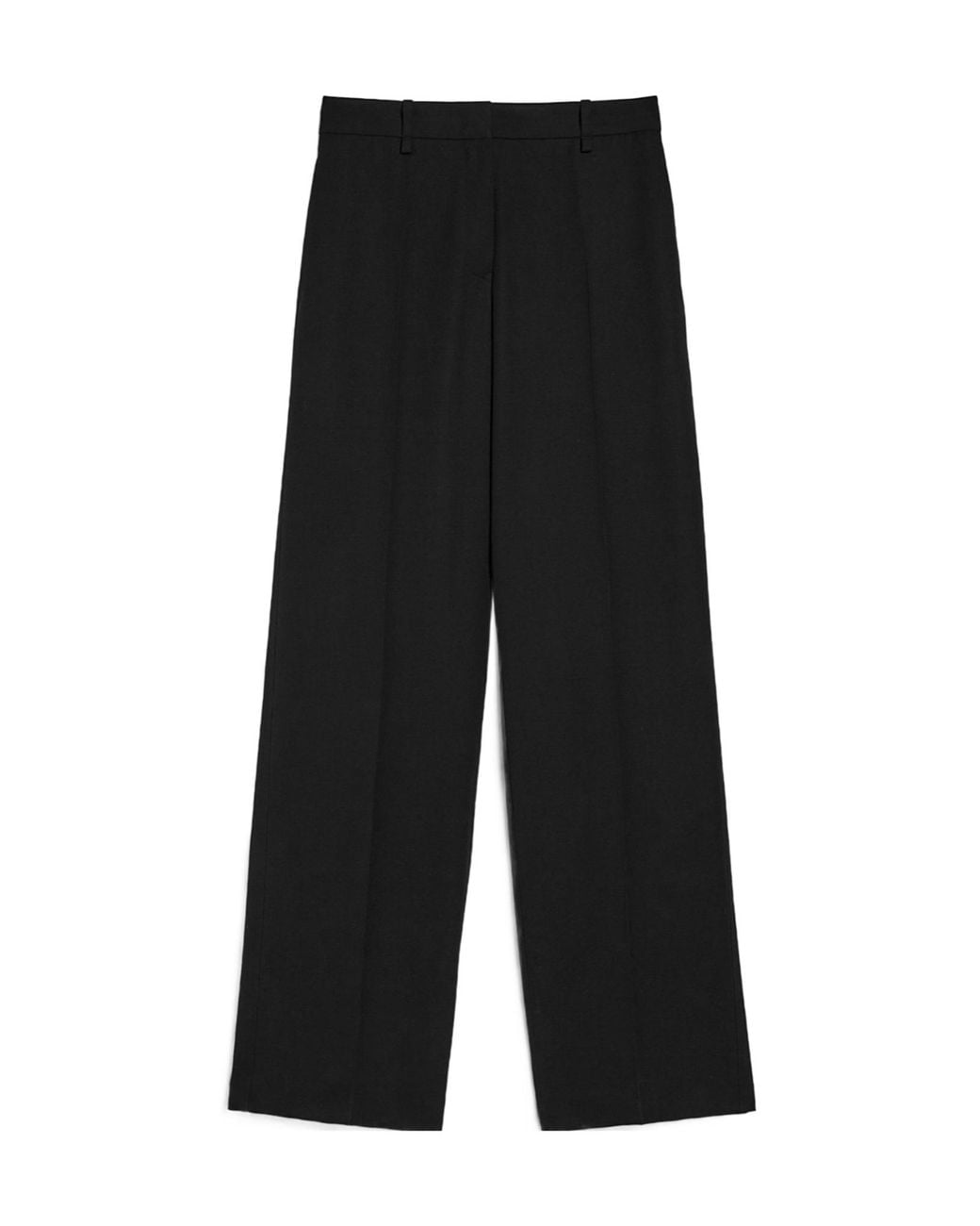 Jil Sander Black Wool Gabardine Tailored Trousers