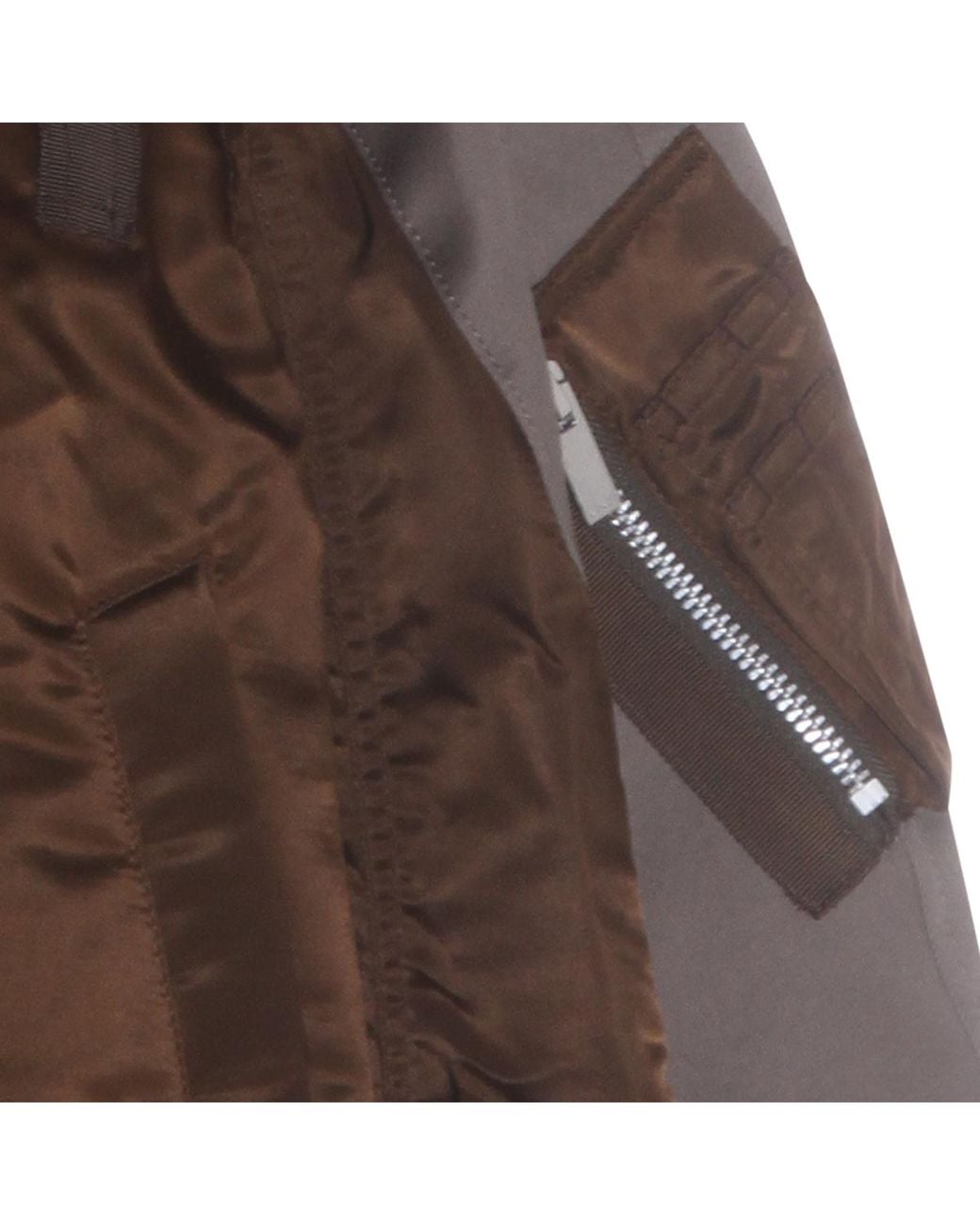 Sacai Black Twill Collared Zip-Up Blouson