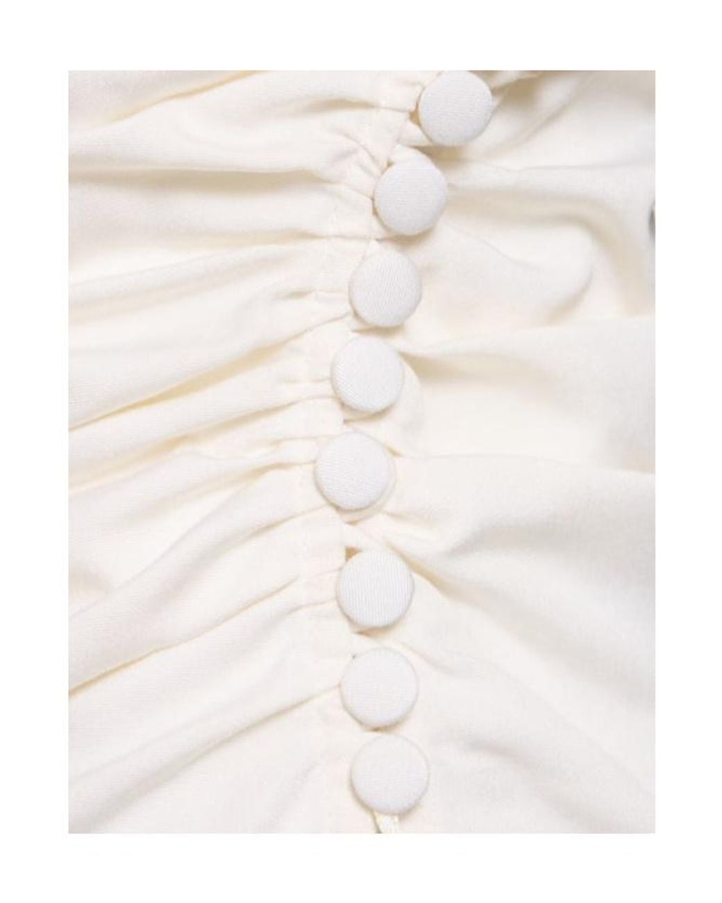 Magda Butrym White Pendant Coat