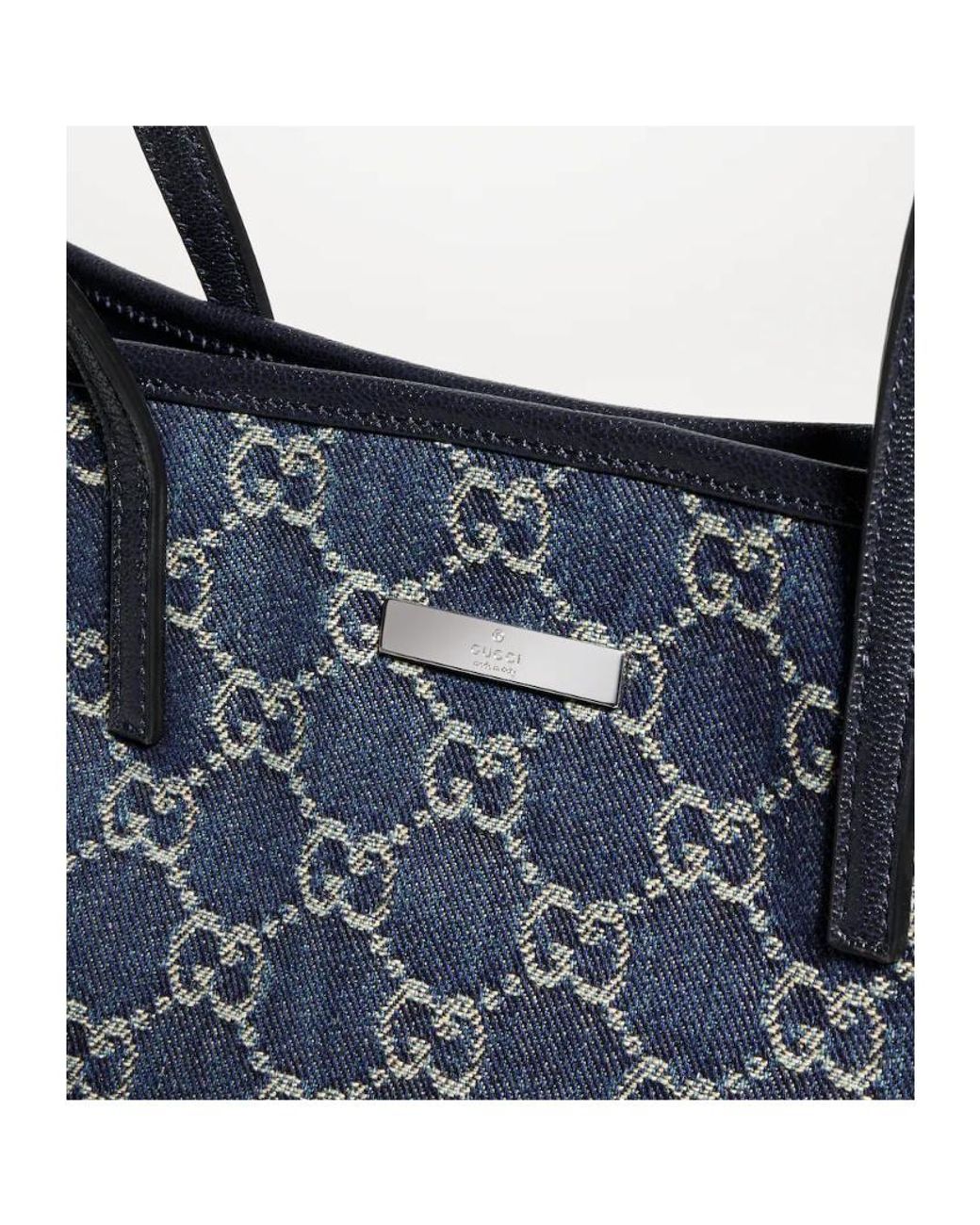 Gucci Blue Tribeca Small Tote Bag