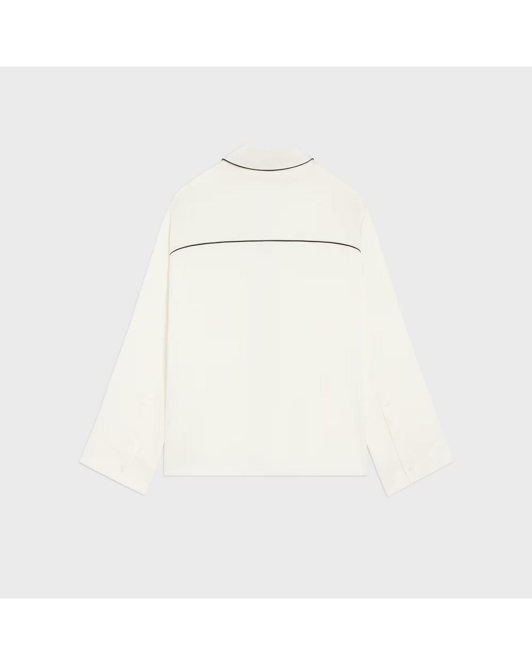 Céline White Pyjama Shirt