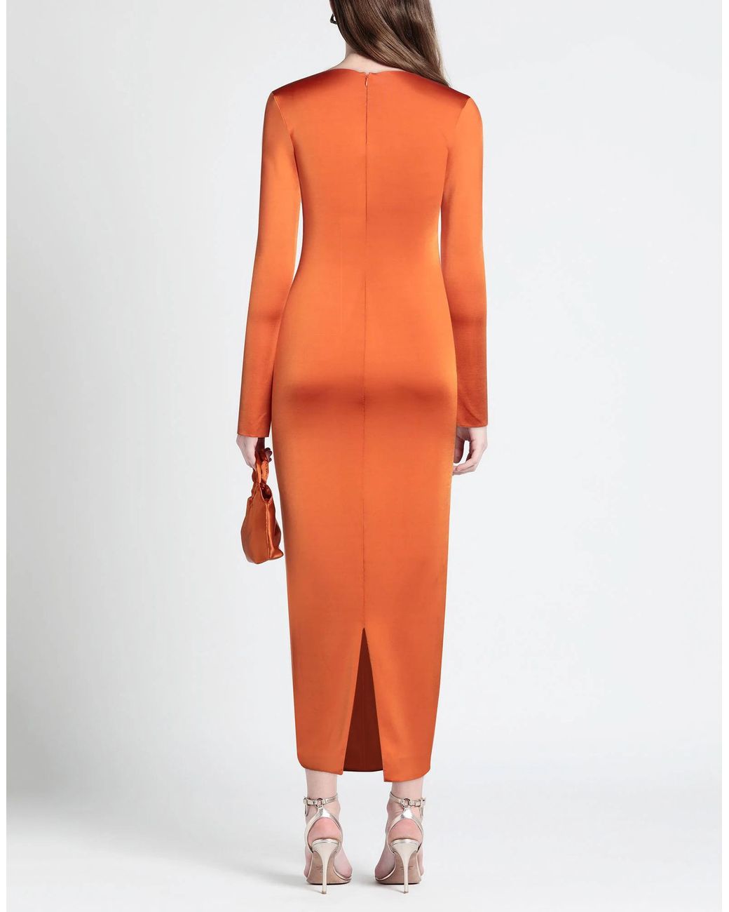 Marni Orange Fitted Dress