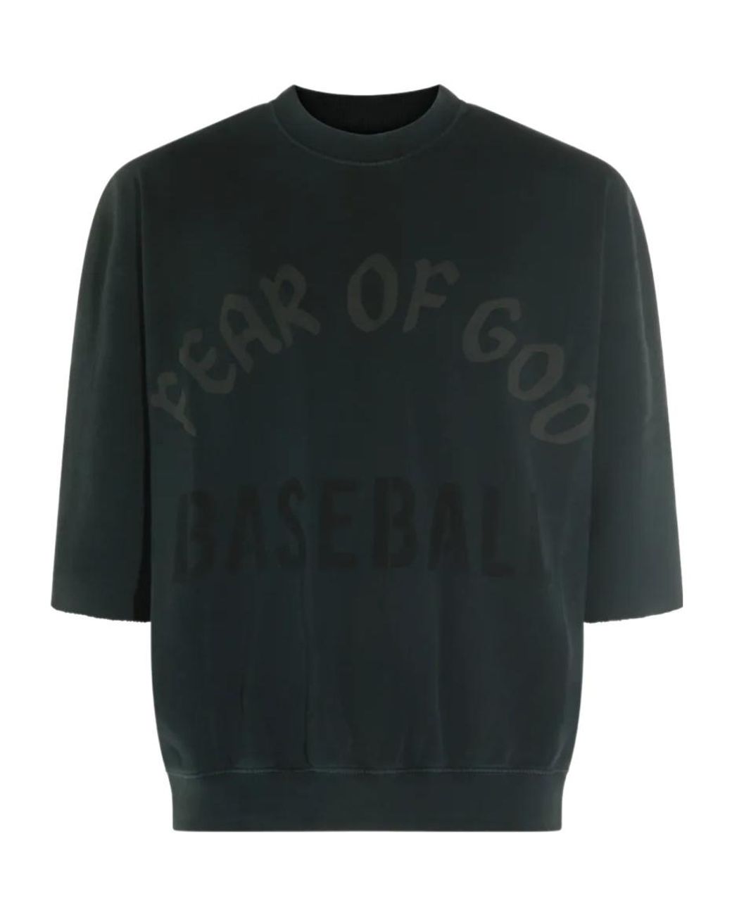 Fear Of God Black Logo Printed Sweatshirt for men