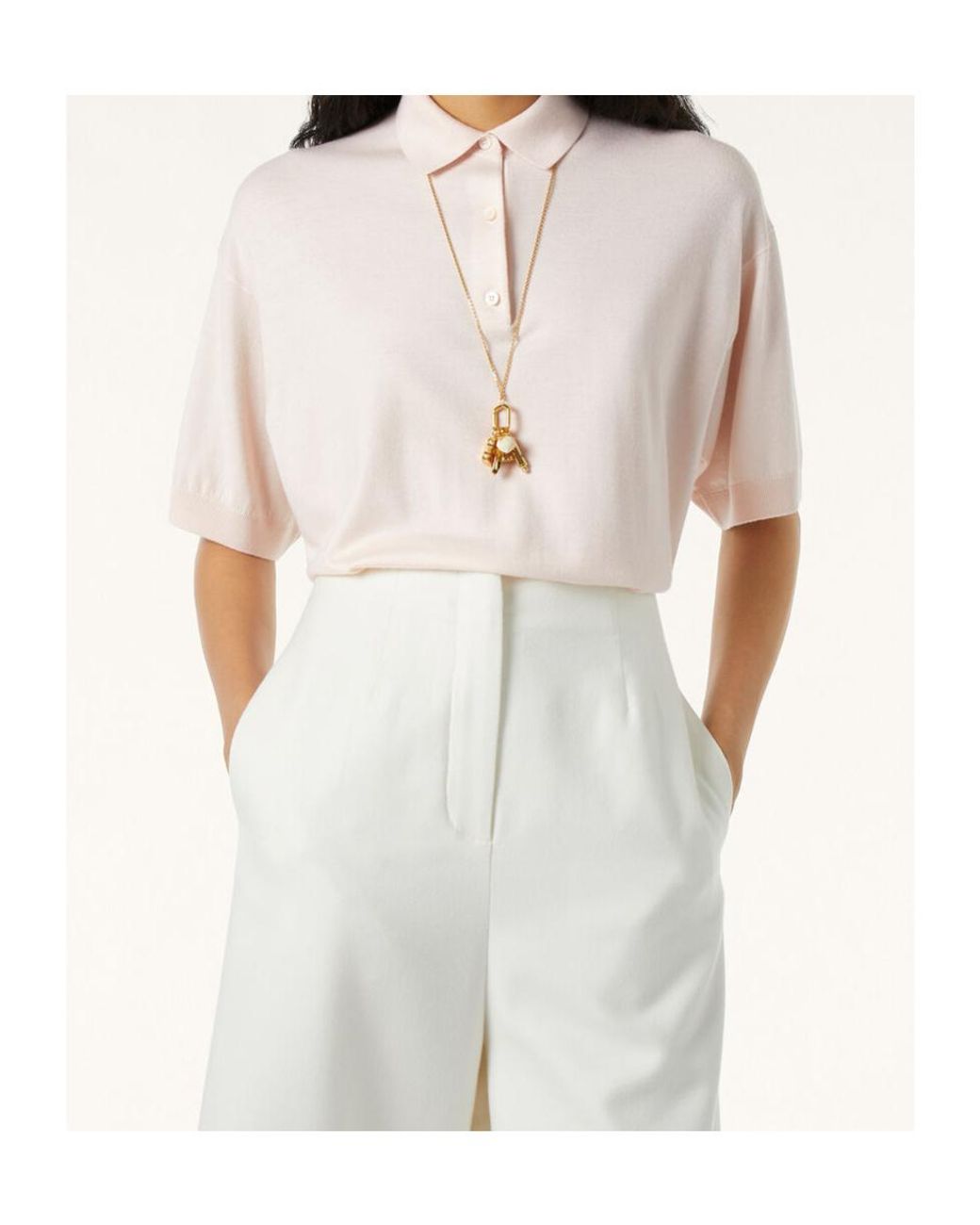 Loro Piana White Royal Lightness Polo Shirt