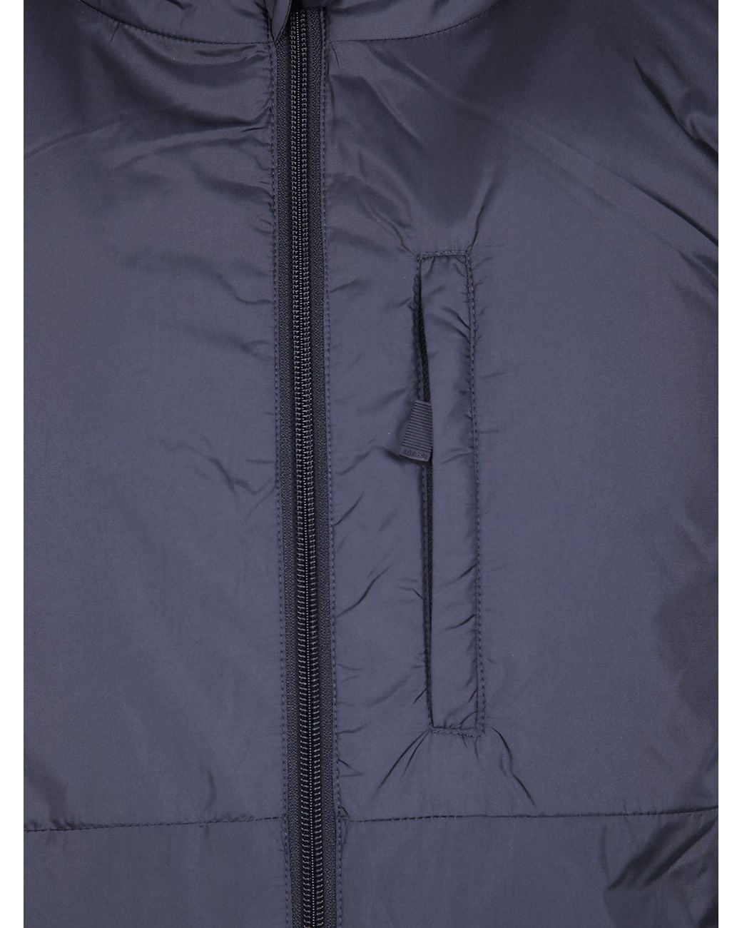Aspesi Blue Zip-Up Gilet for men