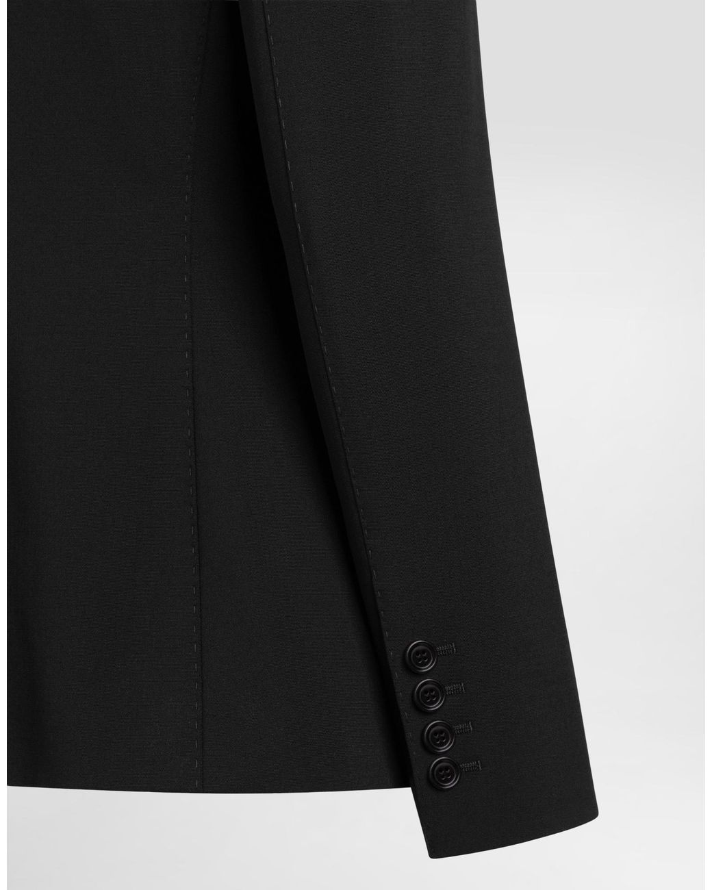 Dolce & Gabbana Black Single-Breasted Buttoned Blazer