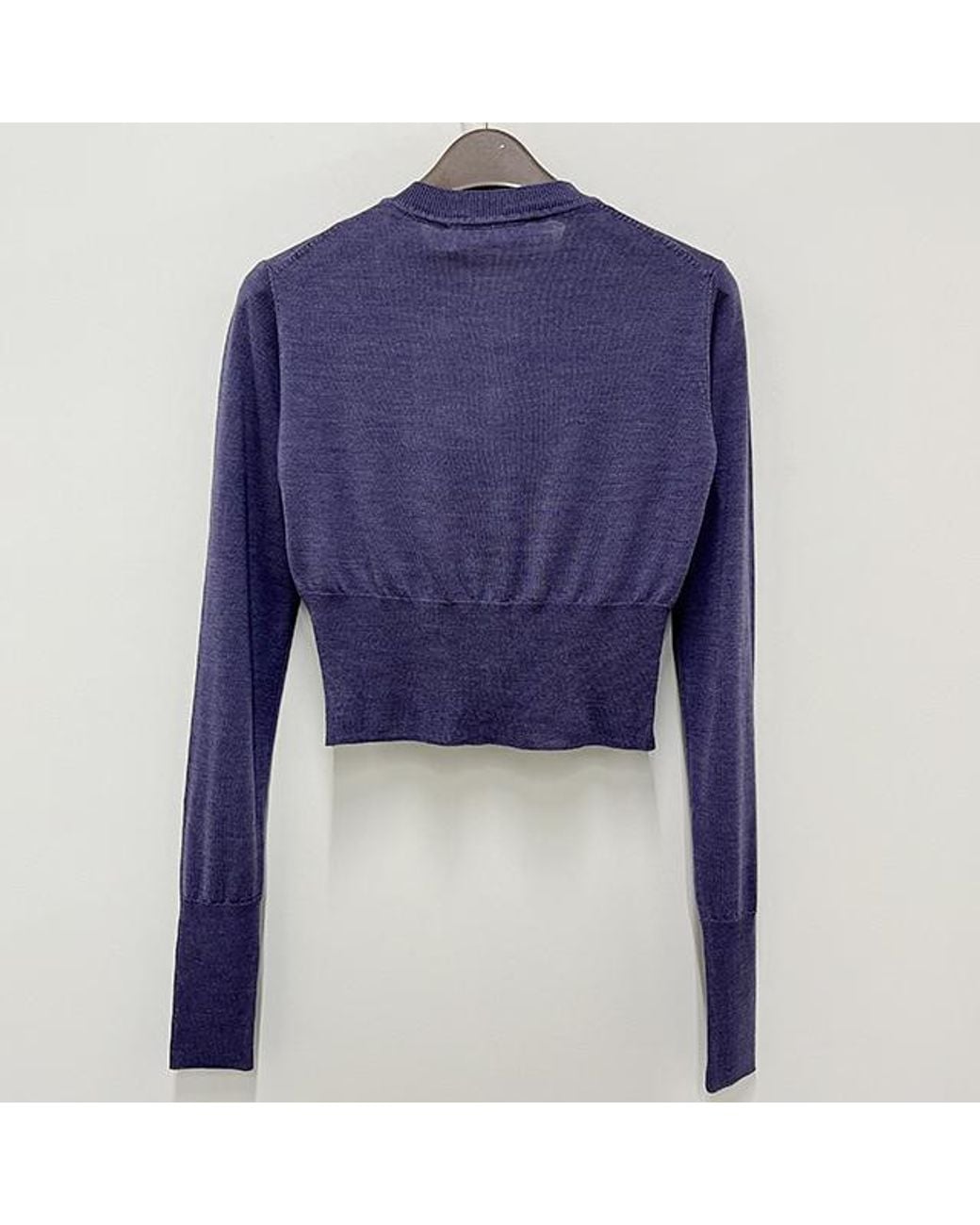 Vivienne Westwood Blue Long-Sleeved Knitted Cardigan